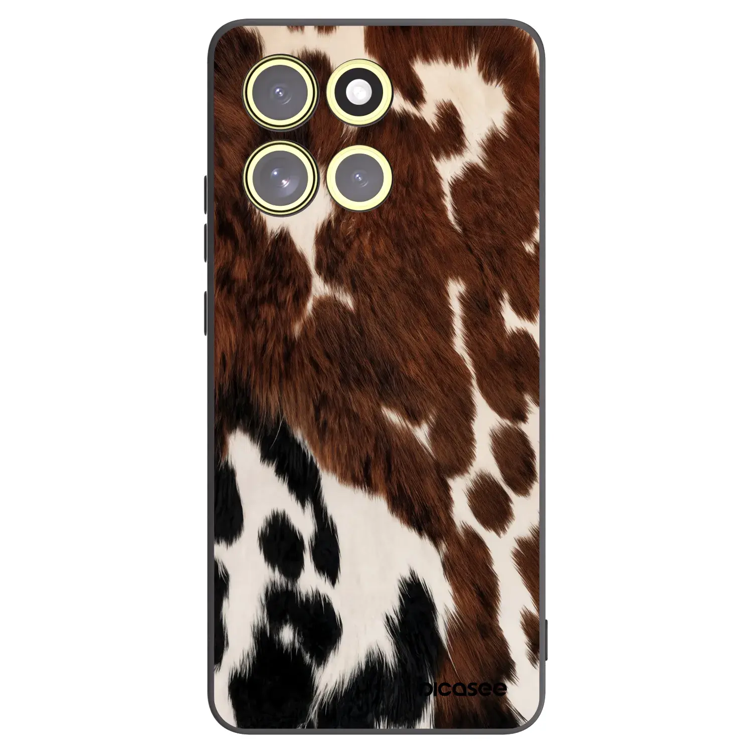 Silikonový černý obal pro Motorola Moto G86 Power 5G - Rust