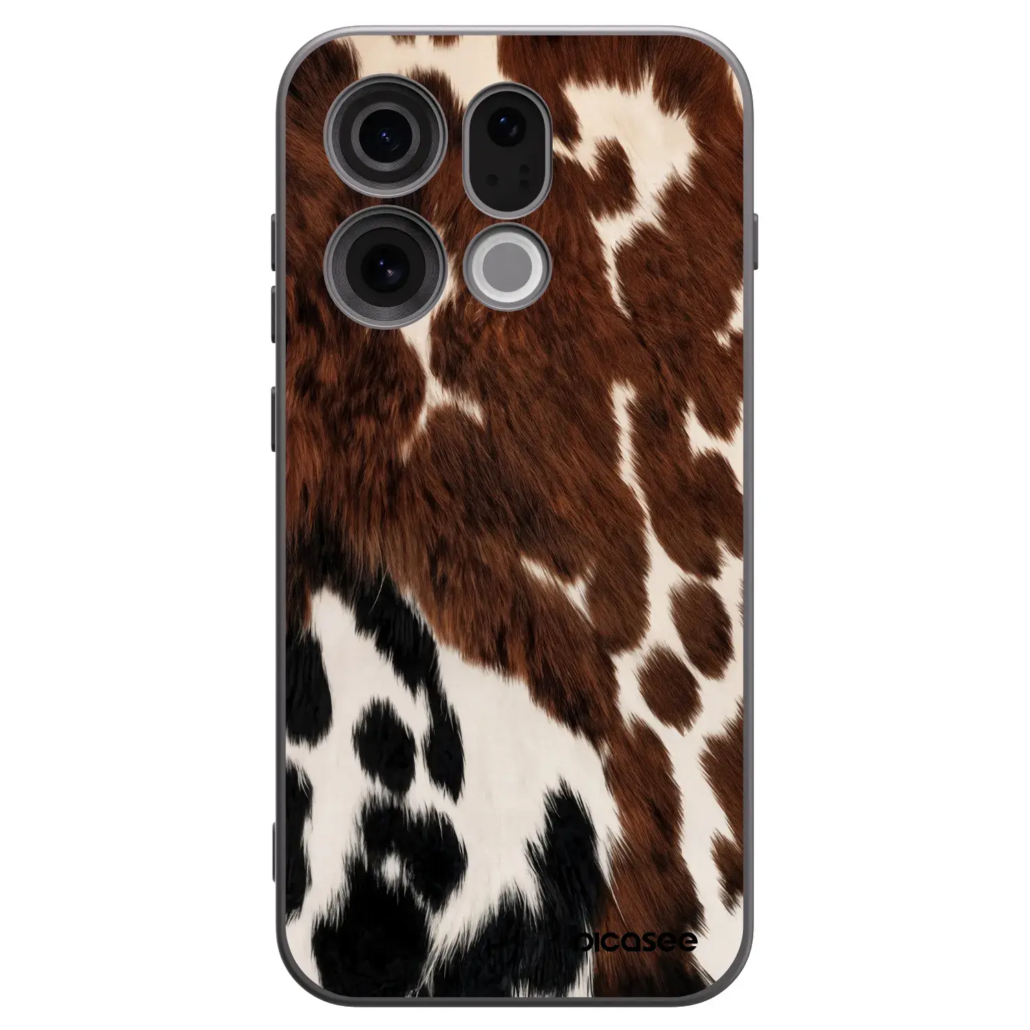 Silikonový černý obal pro OPPO Find X9 - Rust