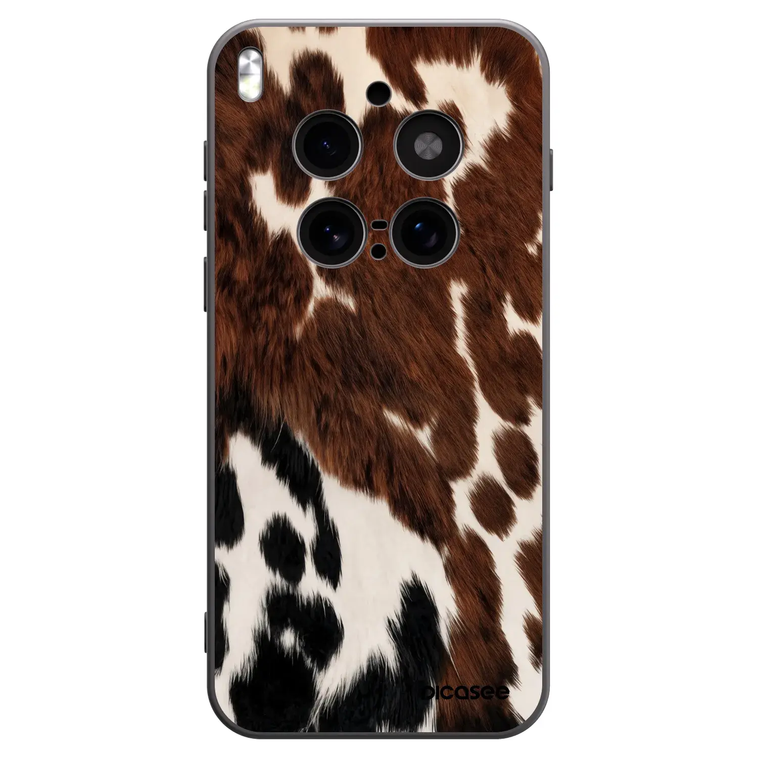 Silikonový černý obal pro Vivo X300 Pro - Rust