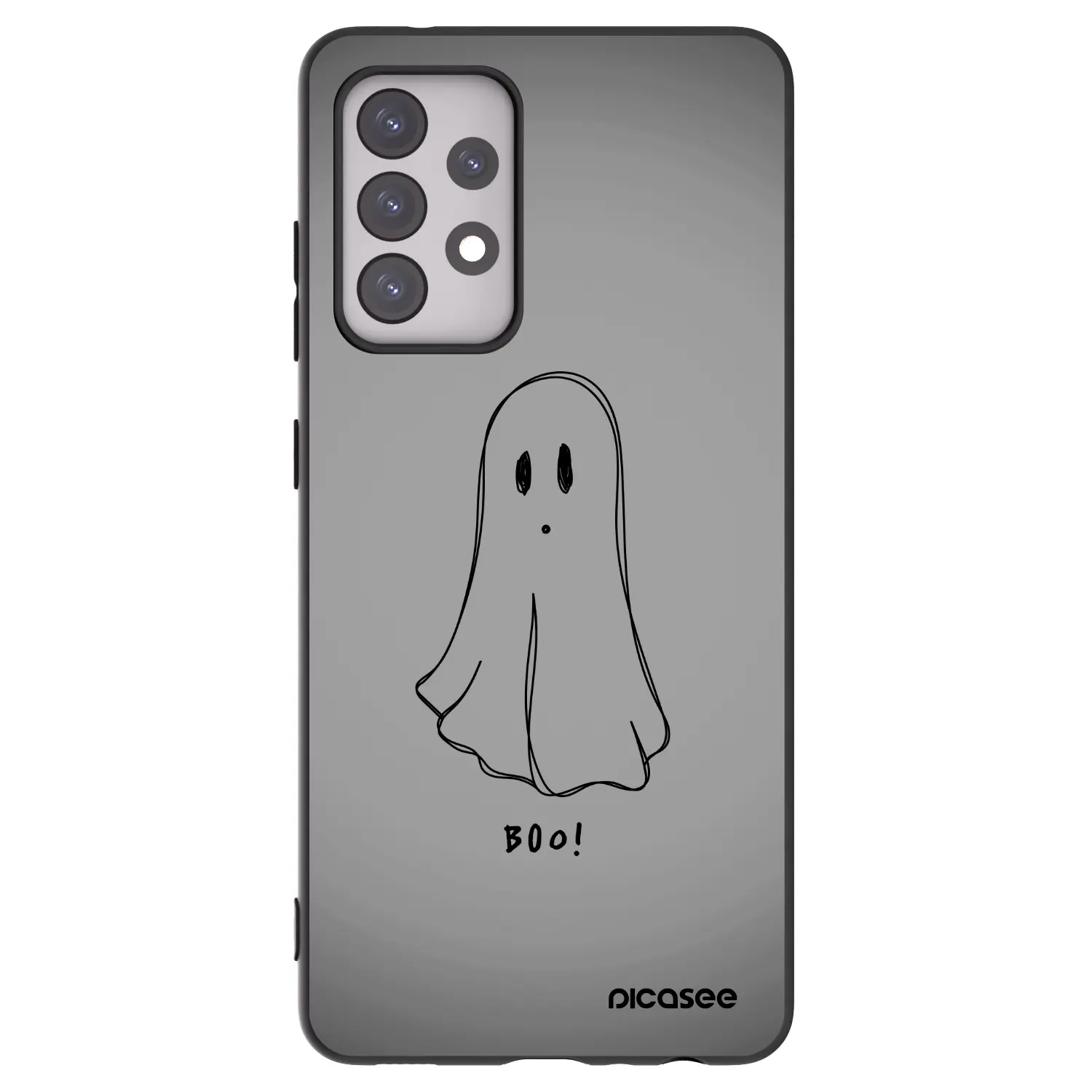 Silikonový černý obal pro Samsung Galaxy A52s 5G A528B - Ghost