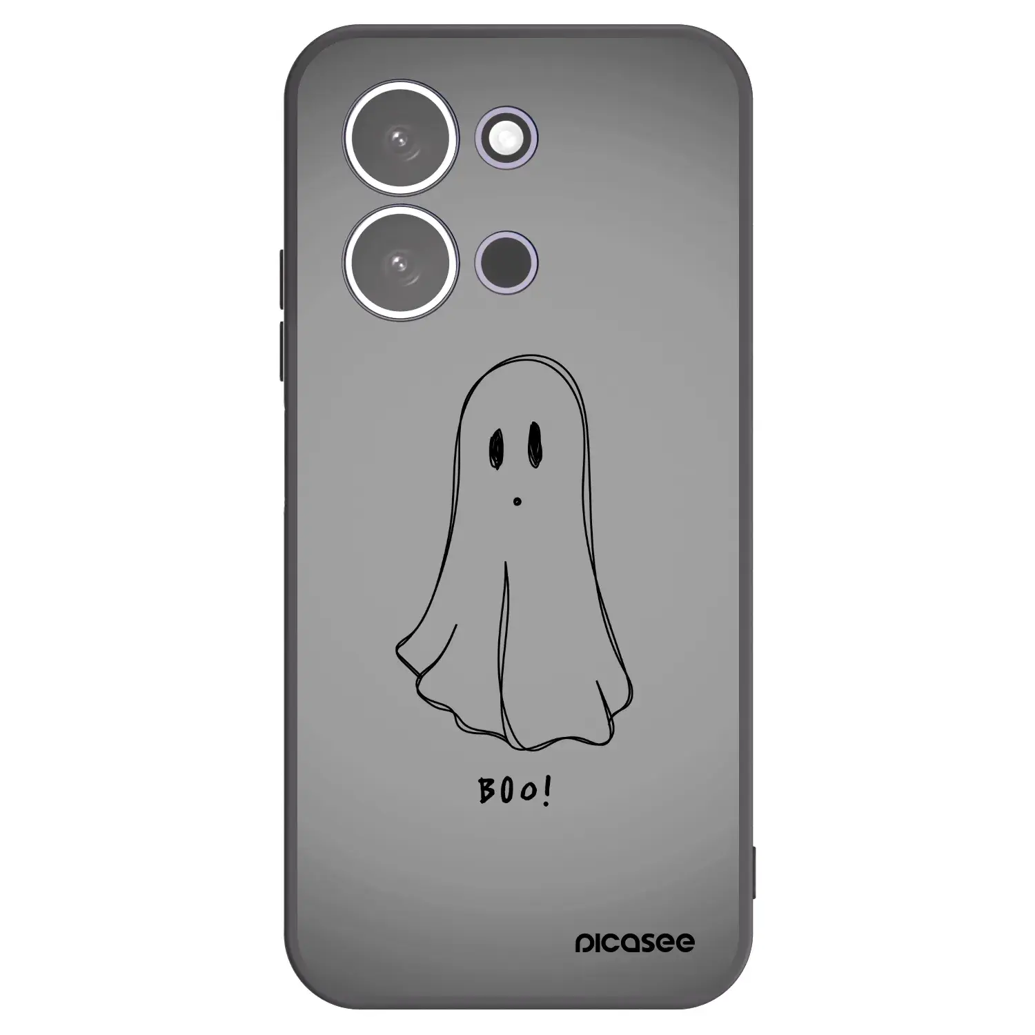 Silikonový černý obal pro Xiaomi Redmi 15C 5G - Ghost