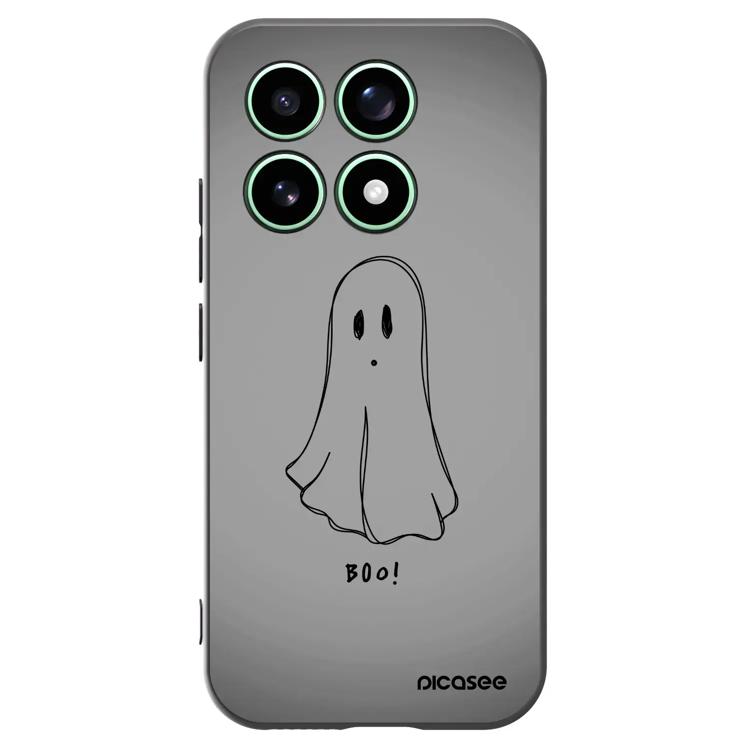 Silikonový černý obal pro Xiaomi 17 - Ghost