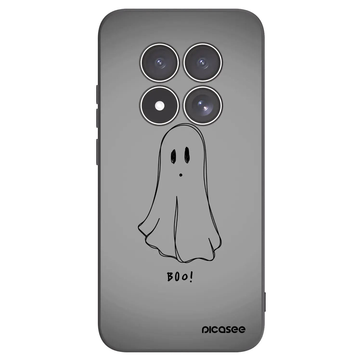 Silikonový černý obal pro Xiaomi Redmi Note 15 Pro 5G - Ghost