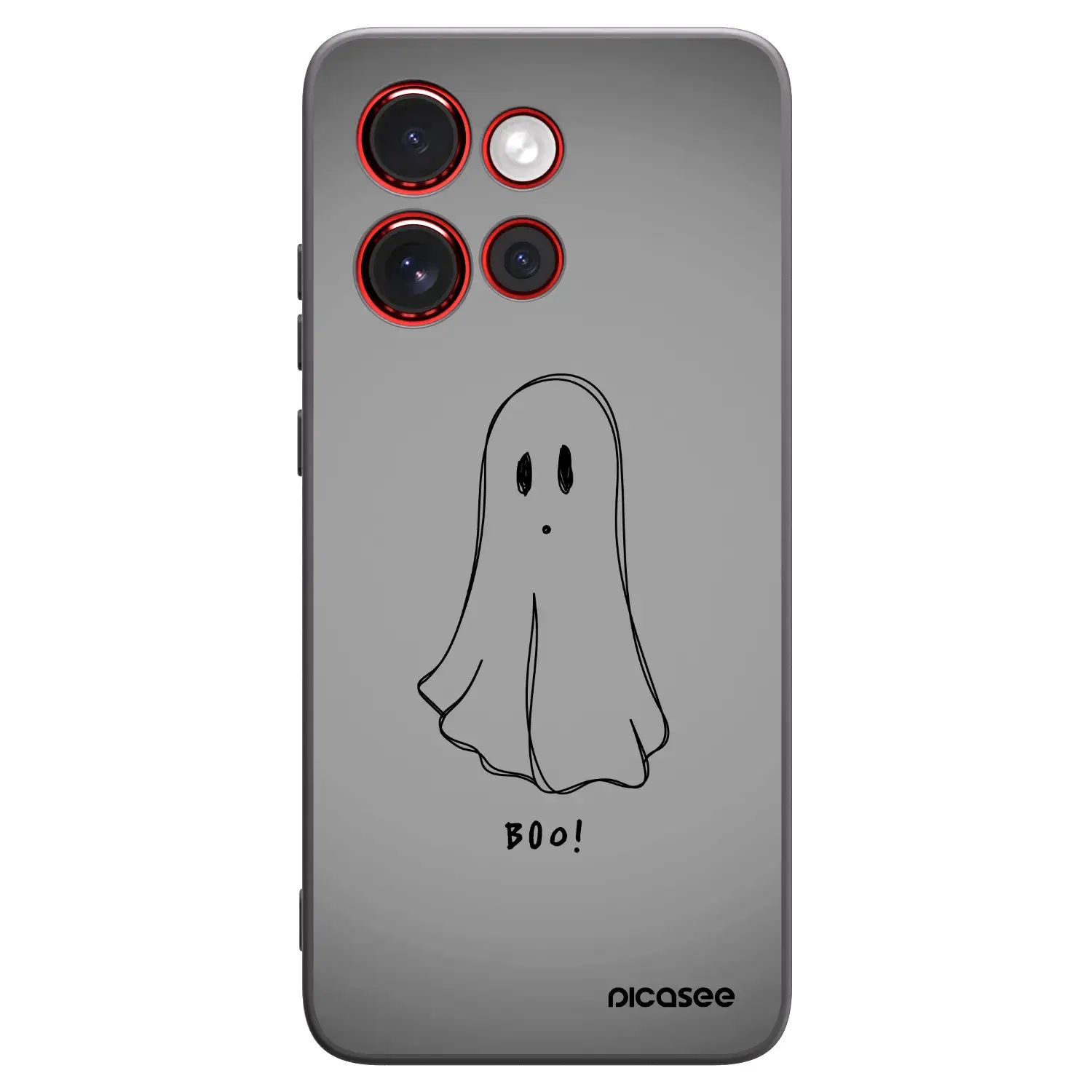 Silikonový černý obal pro Motorola Edge 60 Neo 5G - Ghost