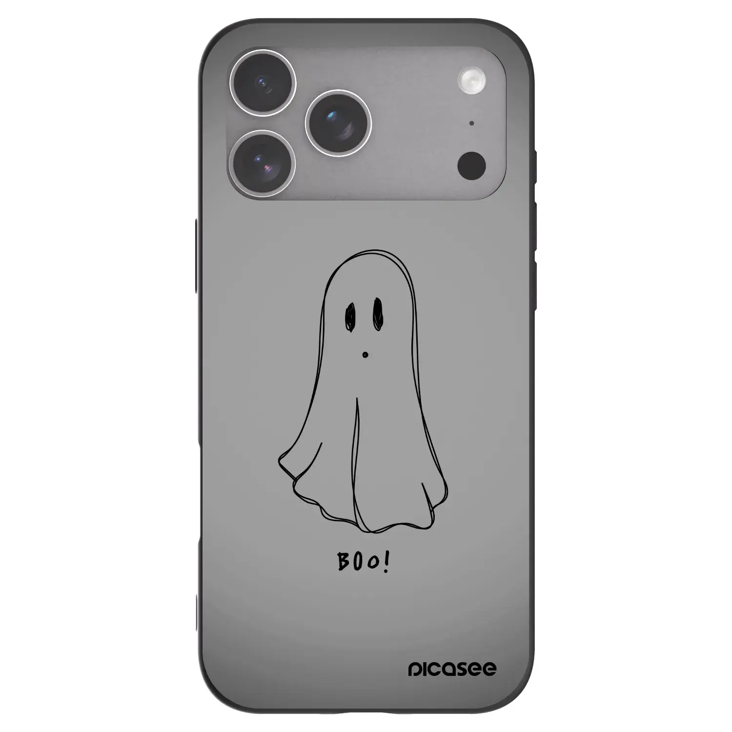 Silikonový černý obal pro Apple iPhone 18 Pro Max - Ghost