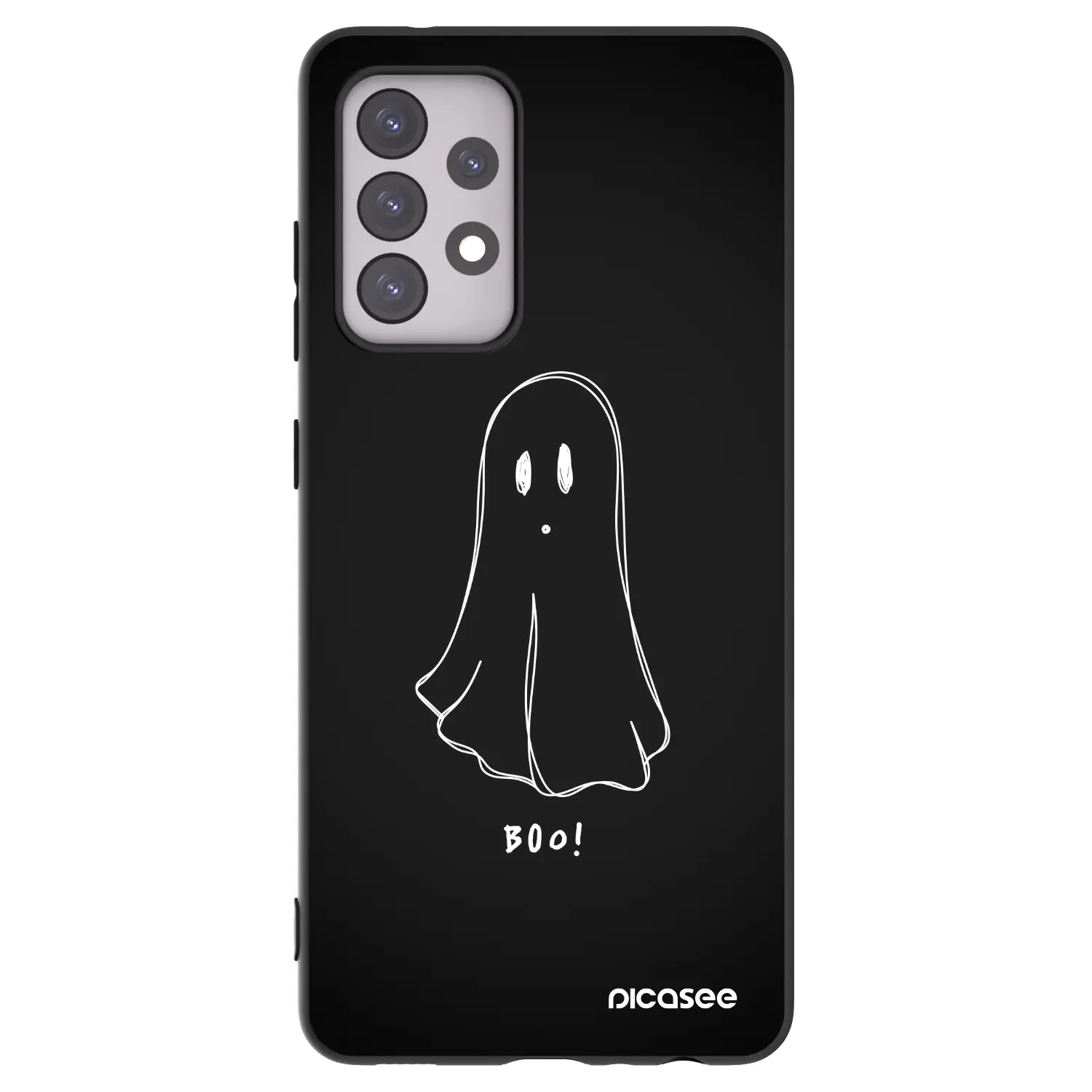 Silikonový černý obal pro Samsung Galaxy A52s 5G A528B - Ghost 2