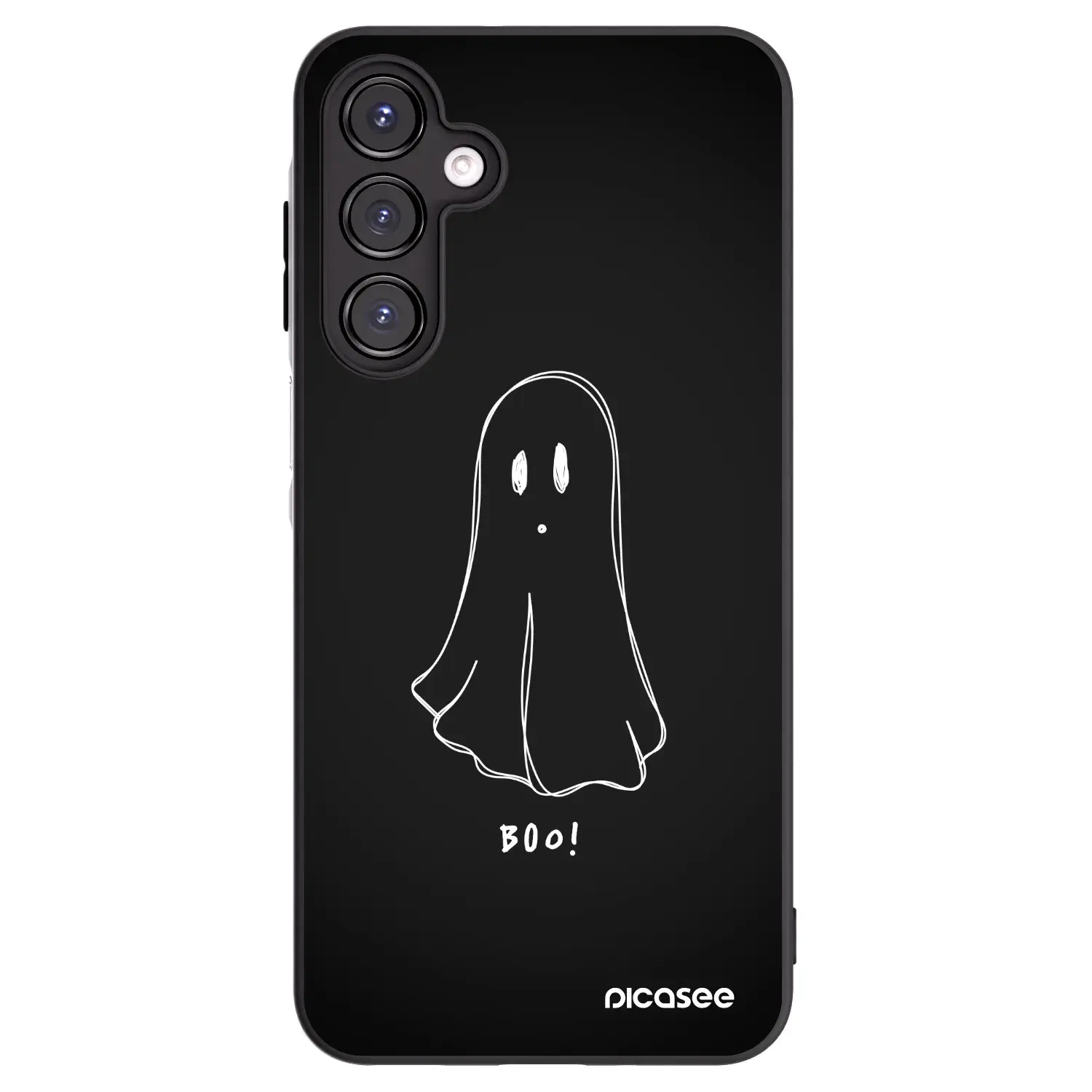 Silikonový černý obal pro Samsung Galaxy A16 4G - Ghost 2