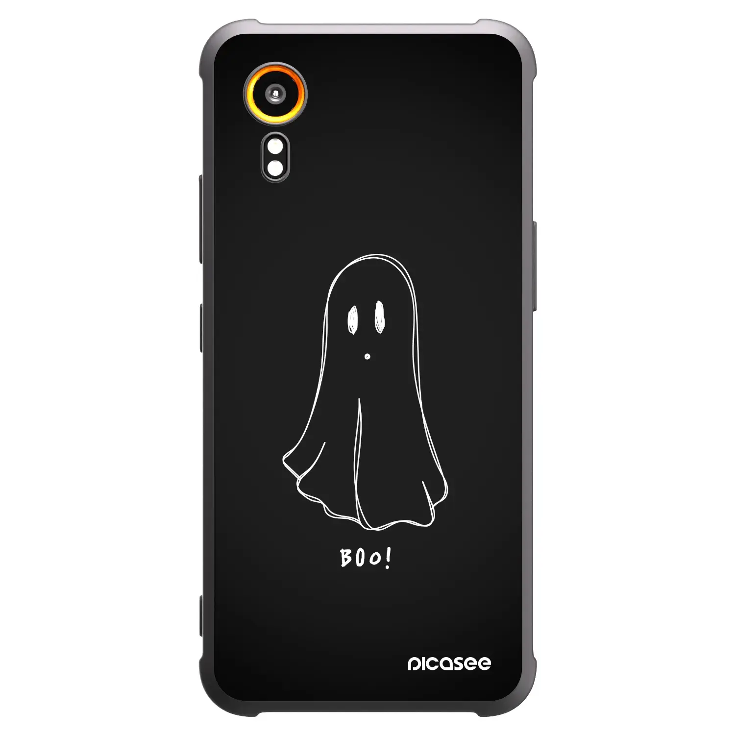 Silikonový černý obal pro Samsung Galaxy XCover 7 - Ghost 2