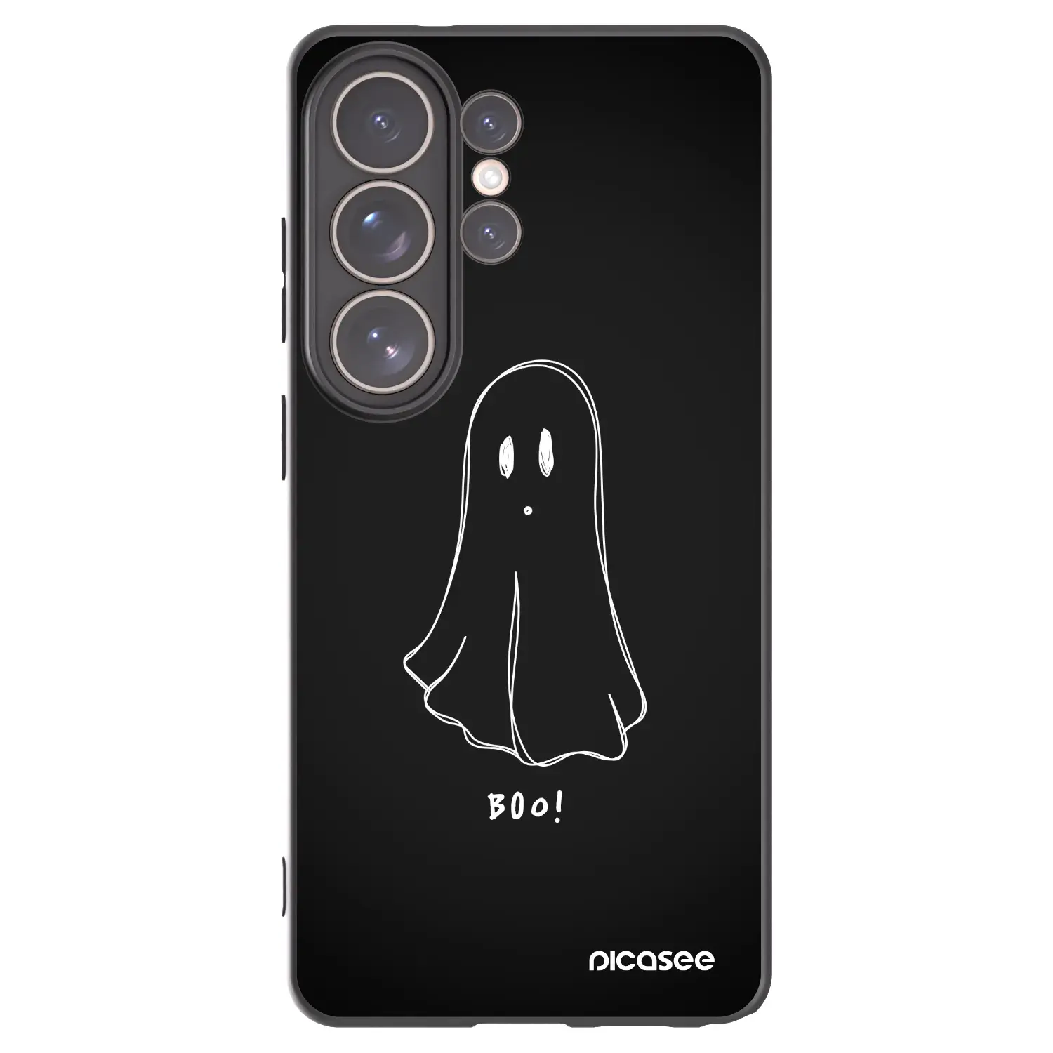 Silikonový černý obal pro Samsung Galaxy S26 Ultra - Ghost 2