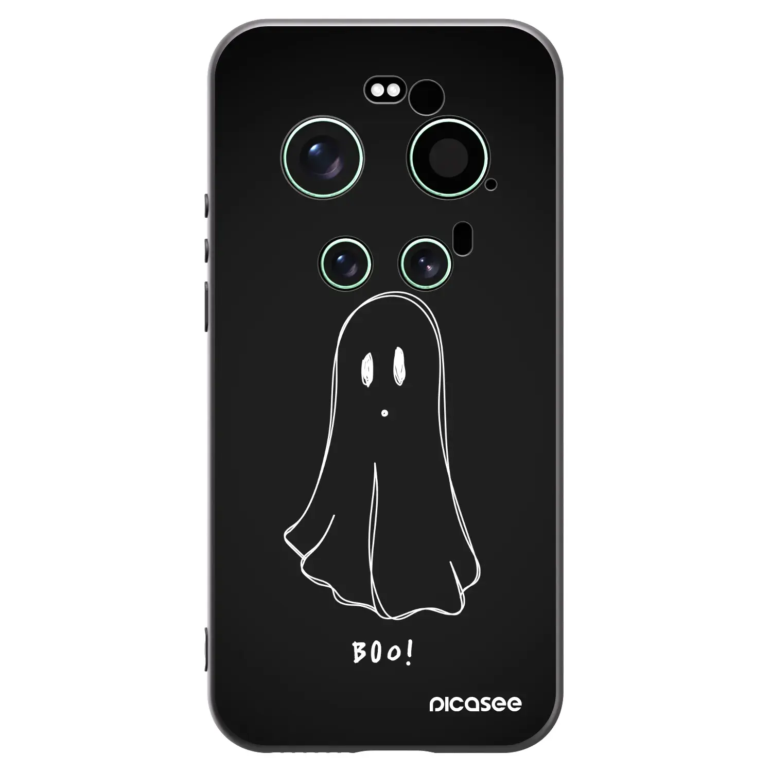 Silikonový černý obal pro Xiaomi 17 Ultra - Ghost 2