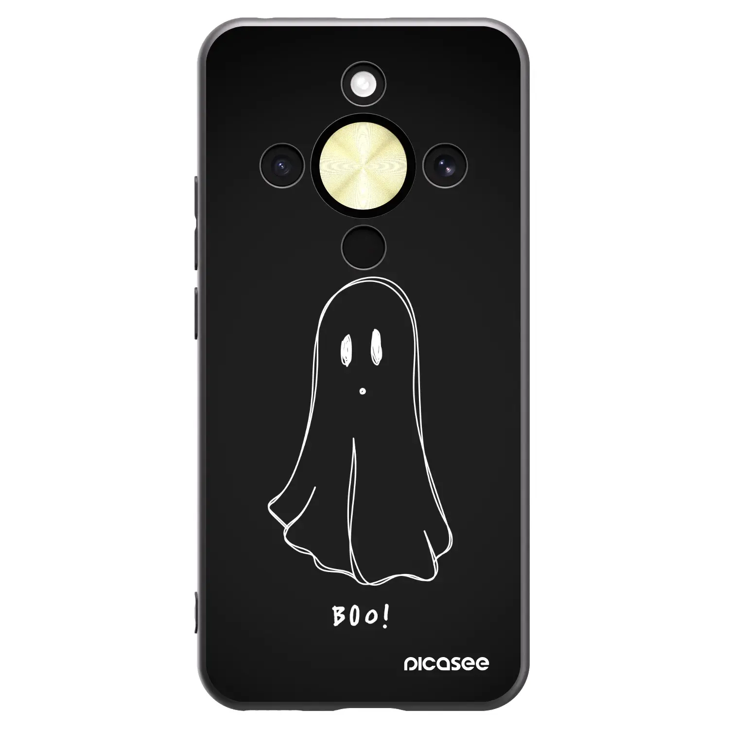 Silikonový černý obal pro Honor Magic8 Lite 5G - Ghost 2