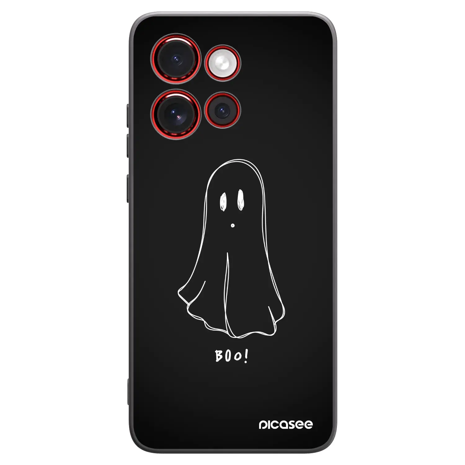Silikonový černý obal pro Motorola Edge 60 Neo 5G - Ghost 2
