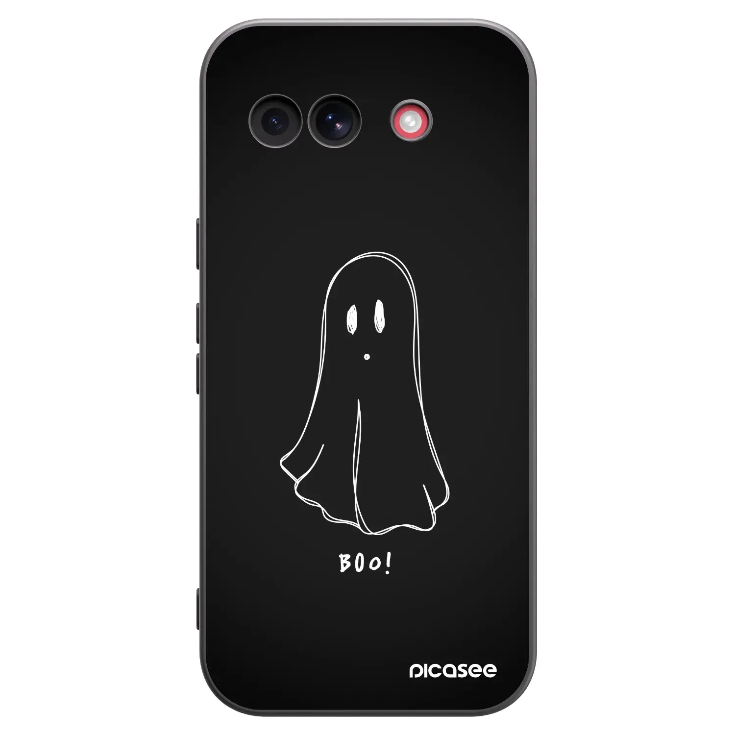 Silikonový černý obal pro Google Pixel 10a - Ghost 2