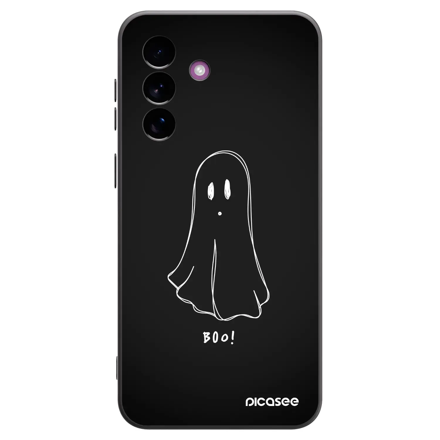 Silikonový černý obal pro Samsung Galaxy A37 - Ghost 2