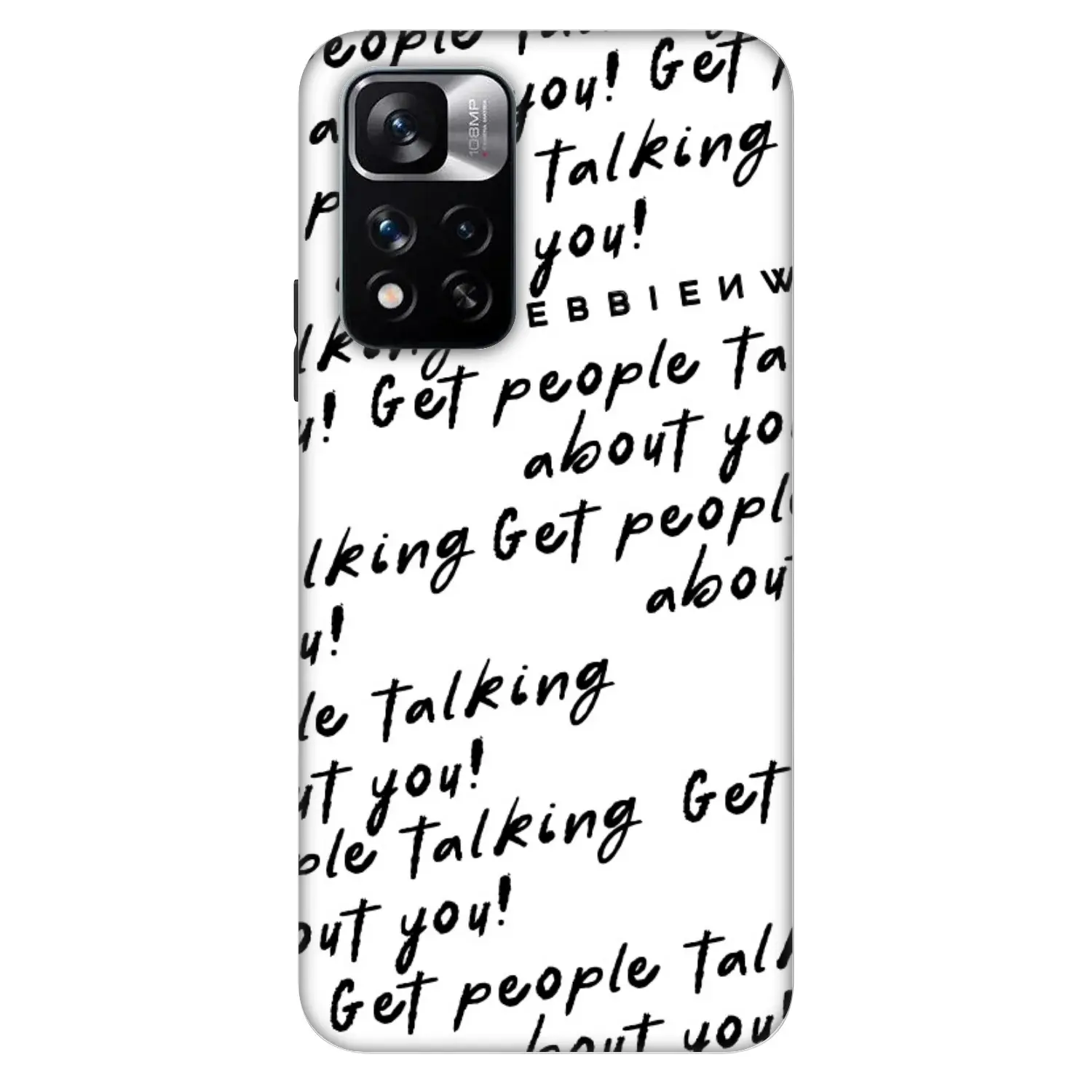 Fashion Case pro Xiaomi Redmi Note 11 Pro 5G - GET PEOPLE TALK ABOUT YOU