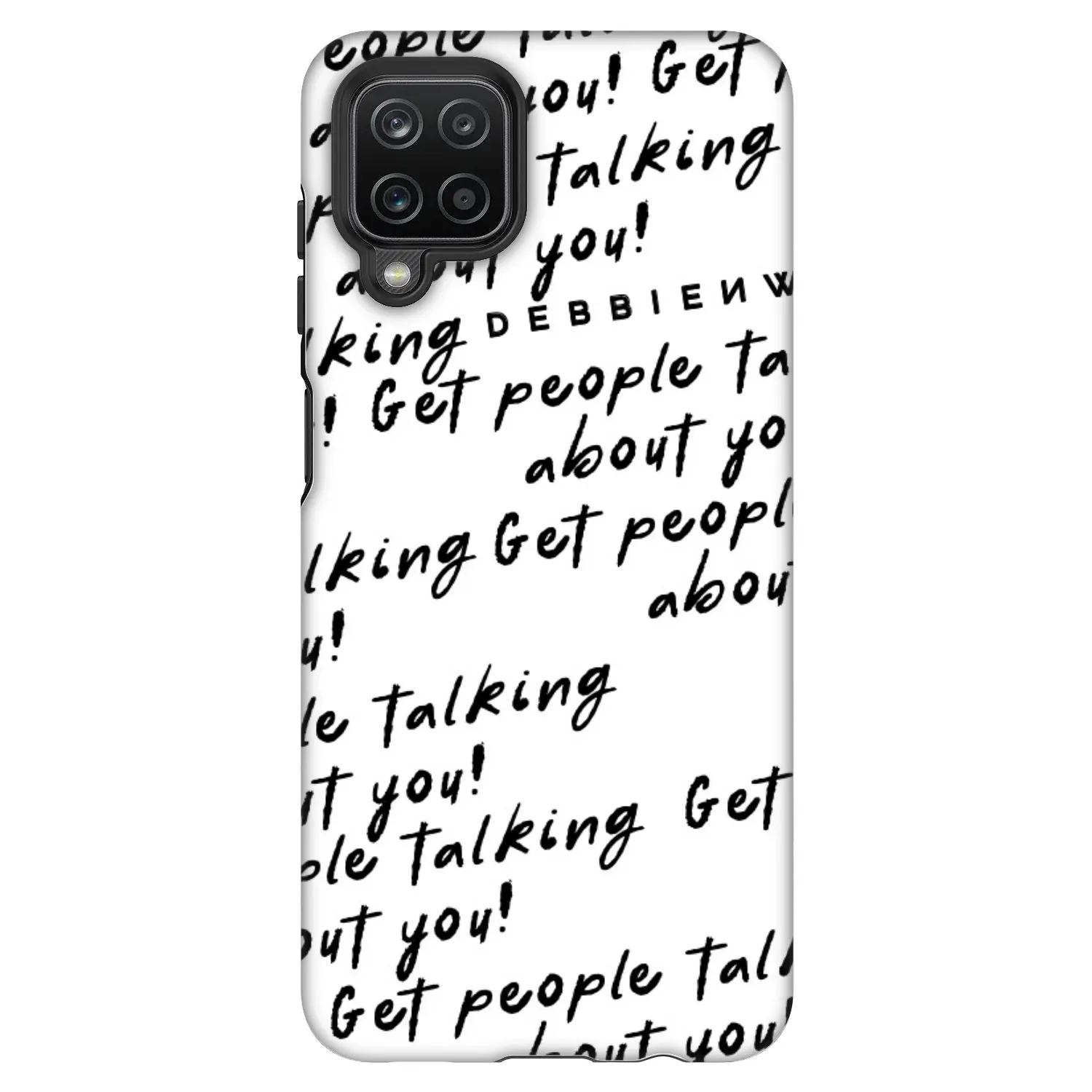 Fashion Case pro Samsung Galaxy A12 A125F - GET PEOPLE TALK ABOUT YOU