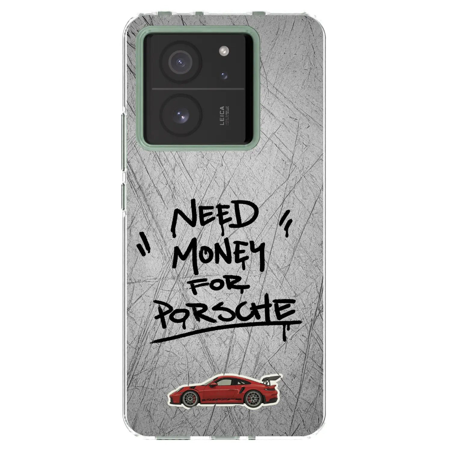 Silikonový průhledný obal pro Xiaomi 13T Pro - Grey Drift