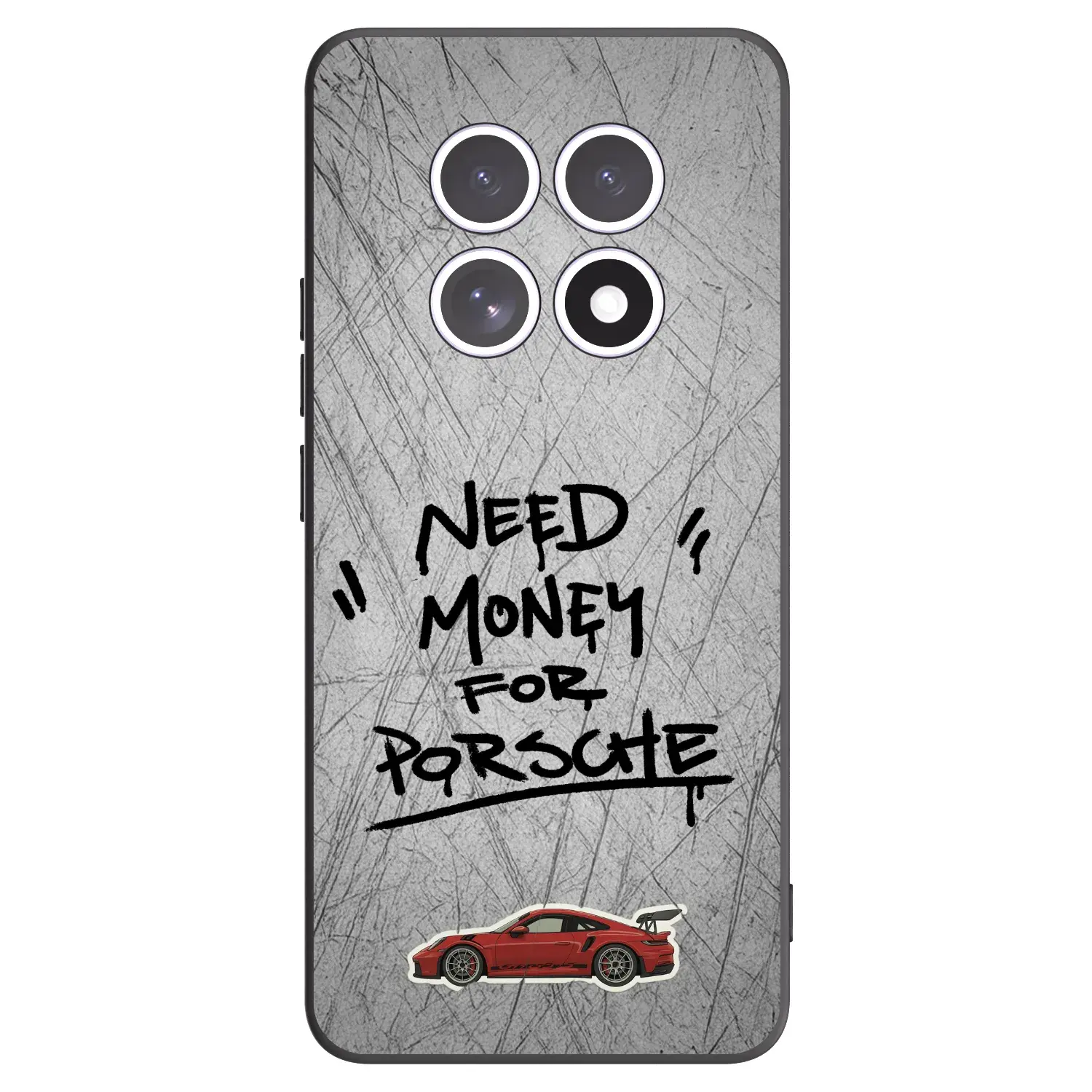 Silikonový černý obal pro Xiaomi Redmi Note 15 4G - Grey Drift