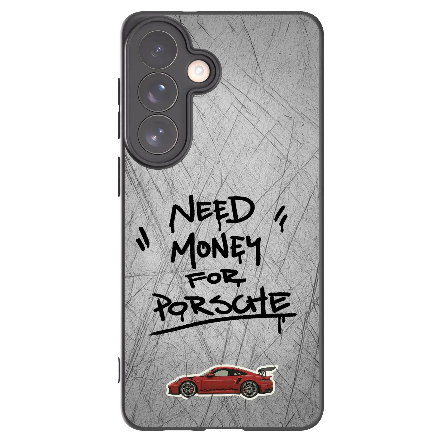 Silikonový černý obal pro Samsung Galaxy S26+ - Grey Drift