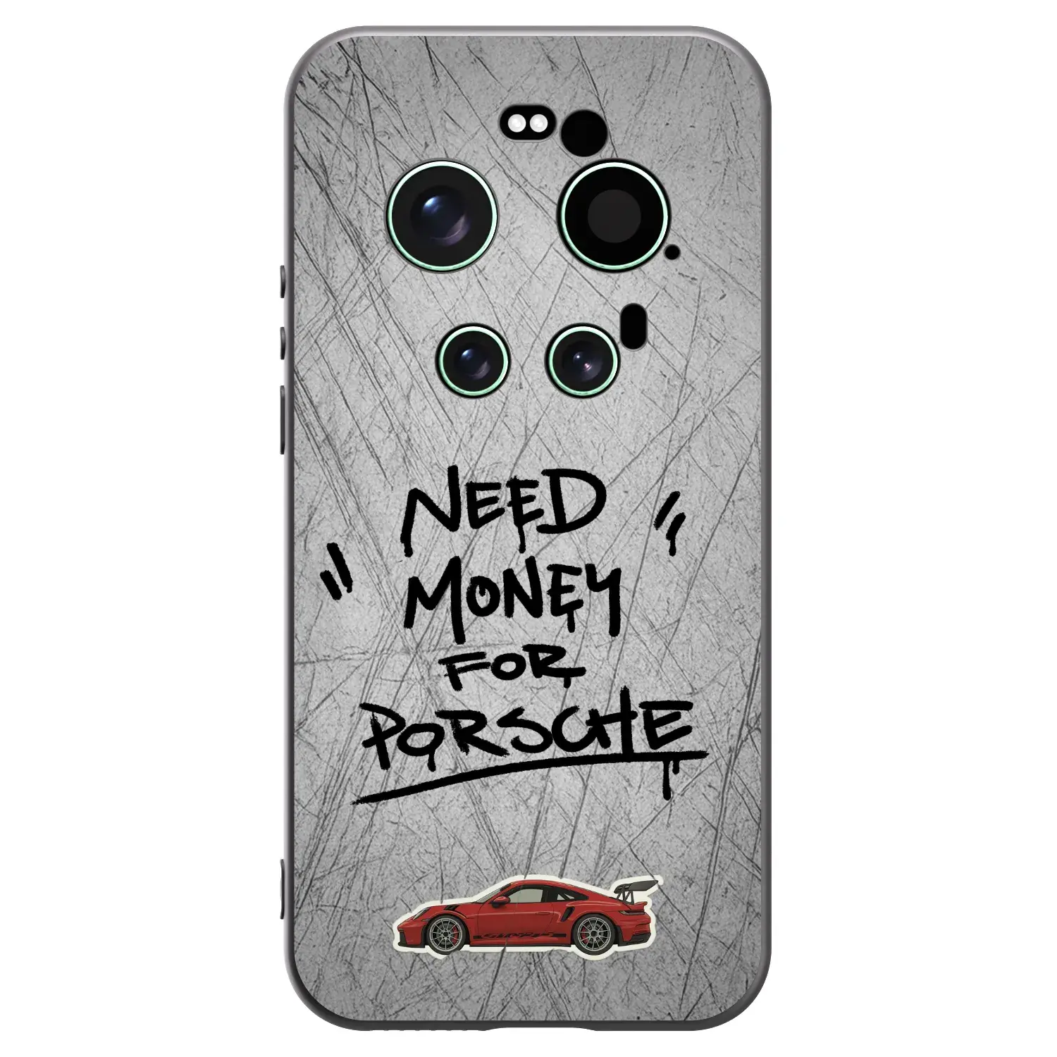 Silikonový černý obal pro Xiaomi 17 Ultra - Grey Drift