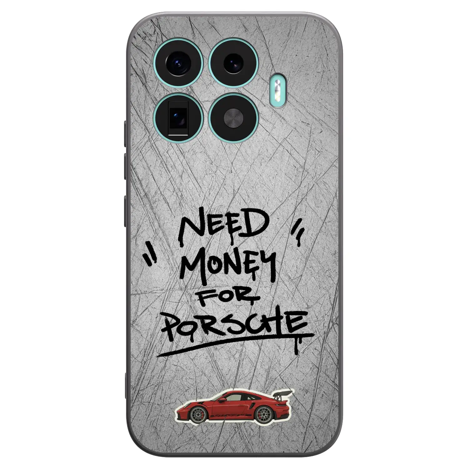 Silikonový černý obal pro Xiaomi 17T - Grey Drift