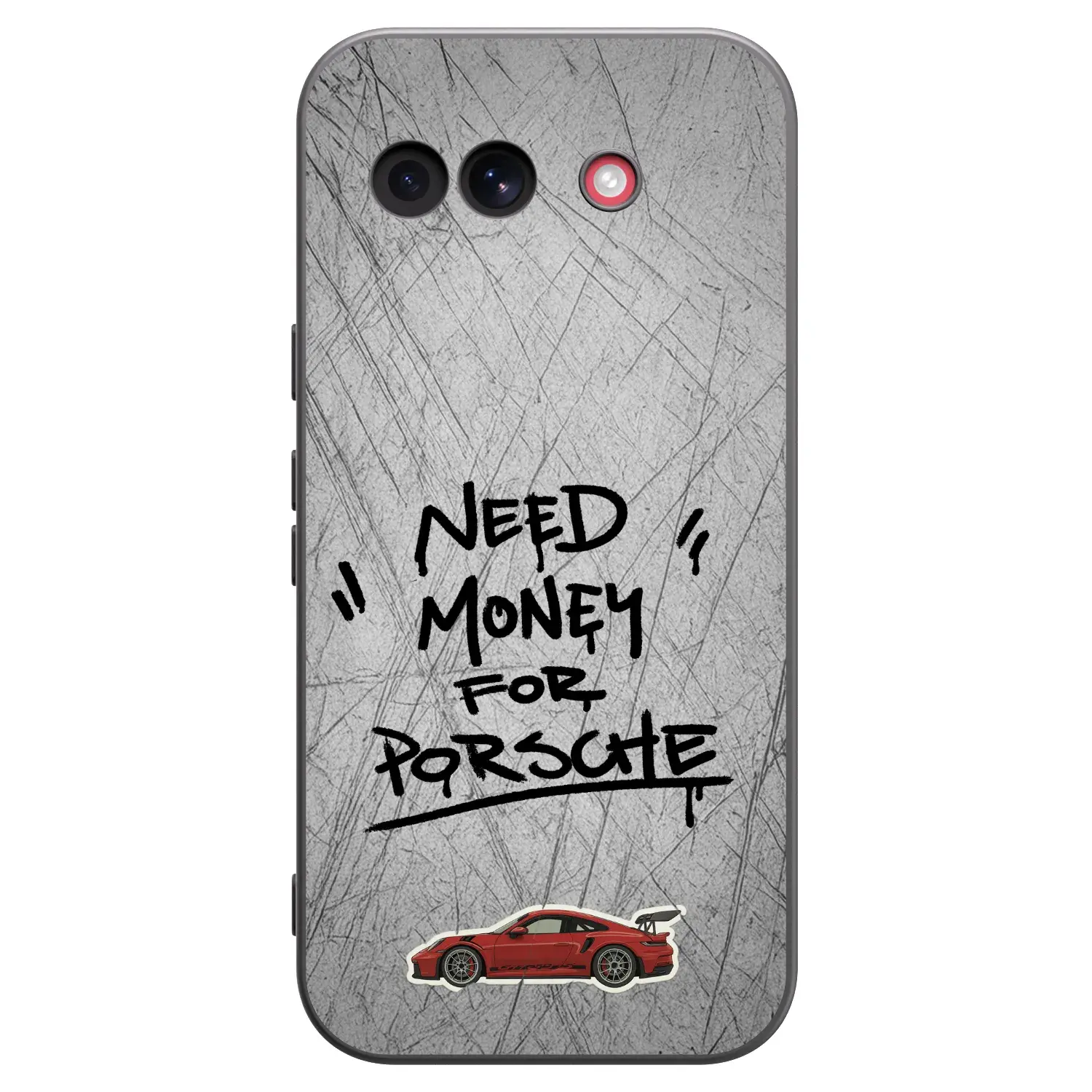 Silikonový černý obal pro Google Pixel 10a - Grey Drift