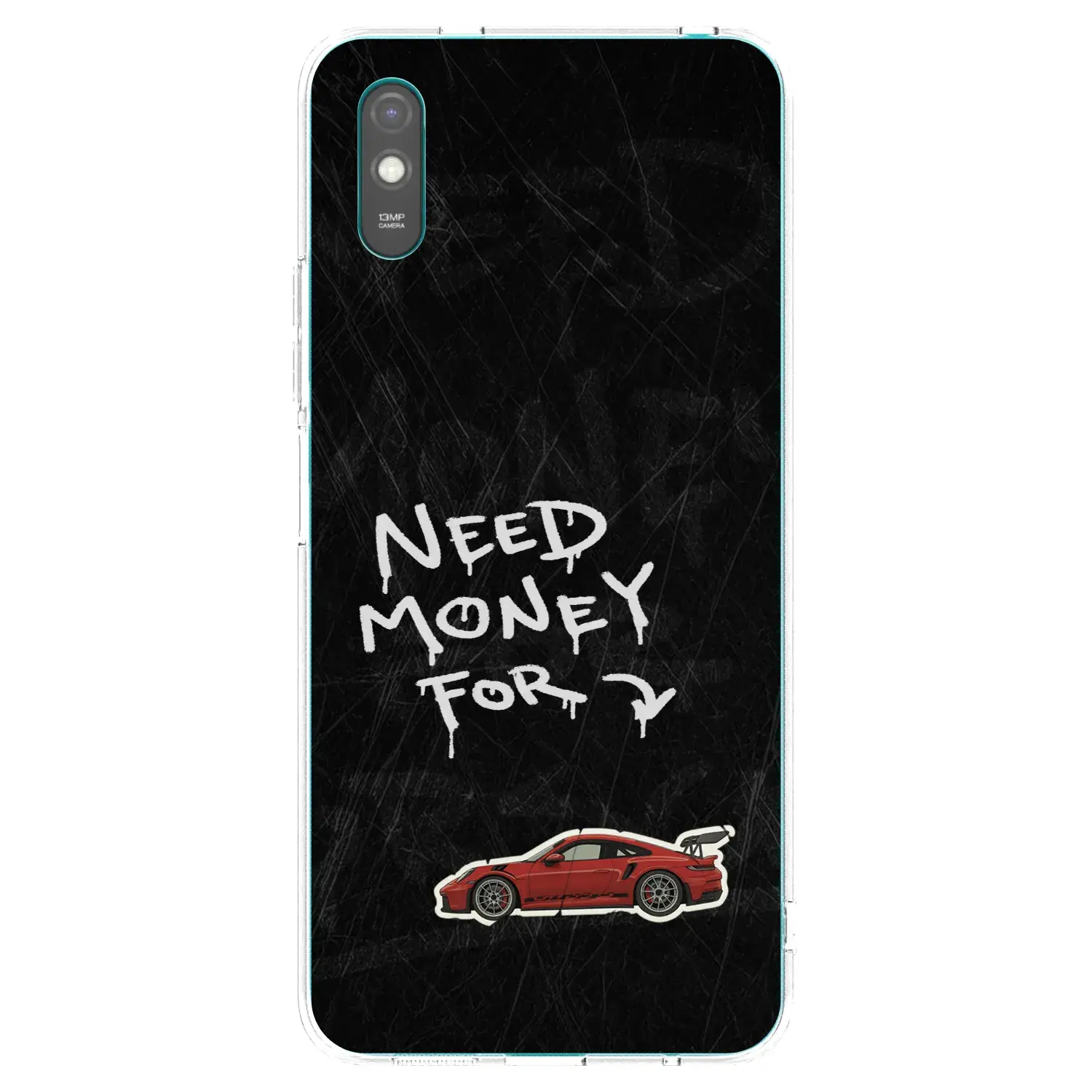 Silikonový průhledný obal pro Xiaomi Redmi 9AT - Track Mode
