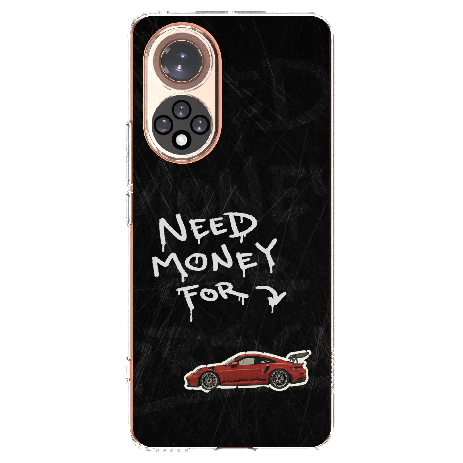 Silikonový průhledný obal pro Huawei Nova 9 - Track Mode