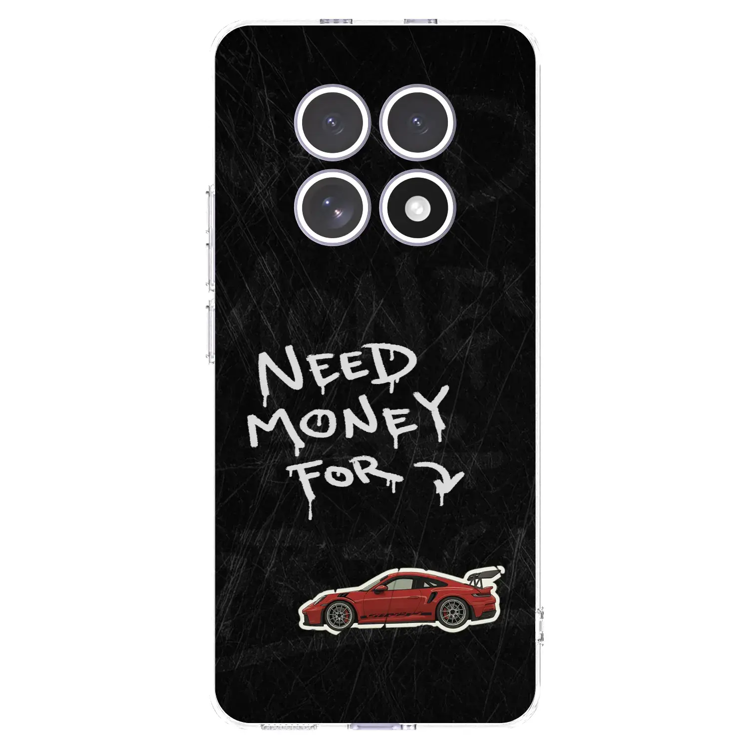 Silikonový průhledný obal pro Xiaomi Redmi Note 15 4G - Track Mode