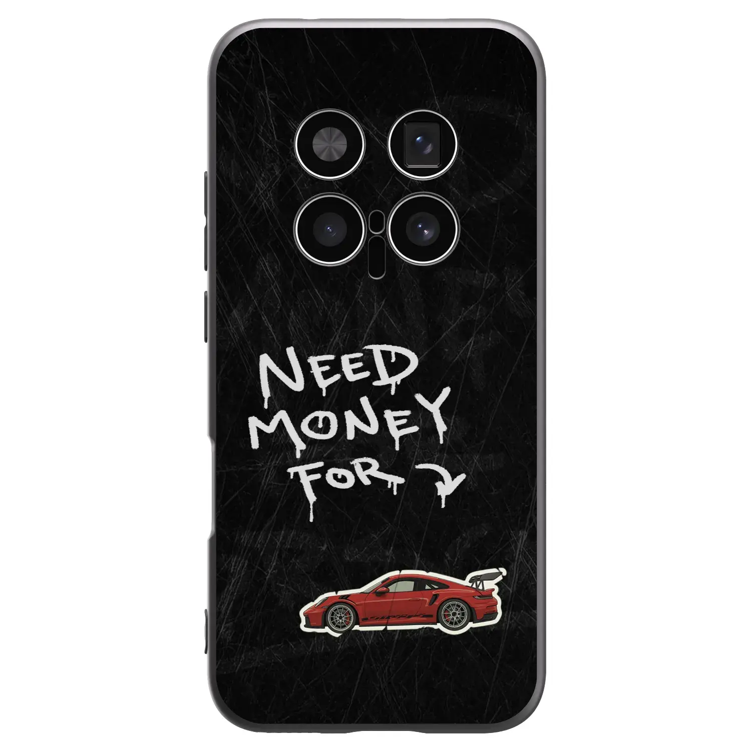 Silikonový černý obal pro Honor Magic8 Pro 5G - Track Mode