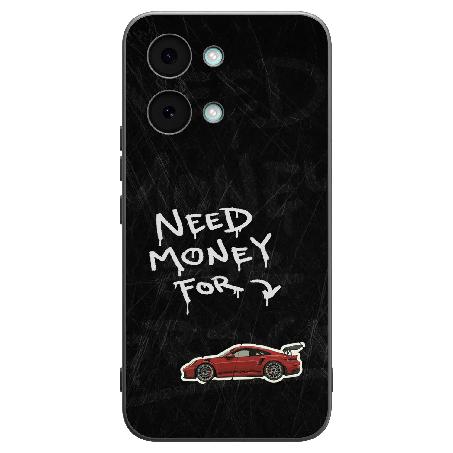 Silikonový černý obal pro Xiaomi Poco X8 Pro Max - Track Mode