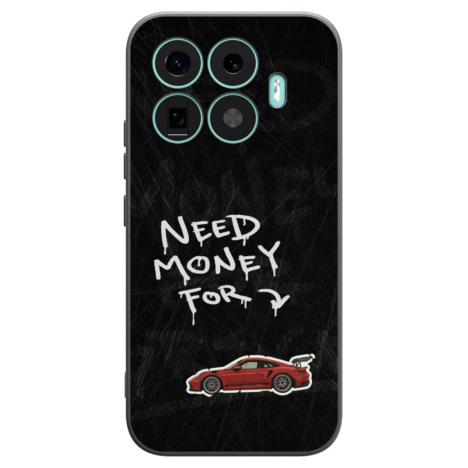 Silikonový černý obal pro Xiaomi 17T - Track Mode