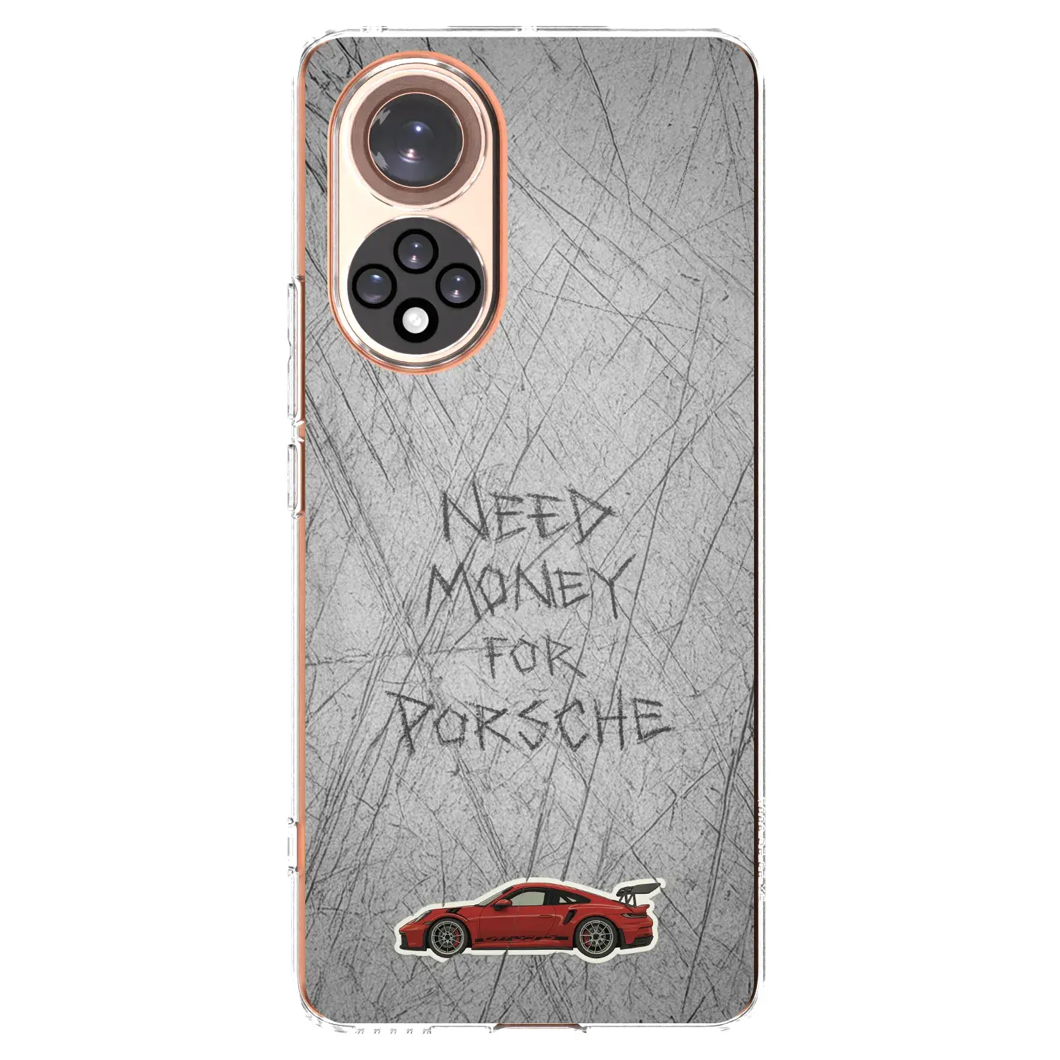 Silikonový průhledný obal pro Huawei Nova 9 - Garage Scratch