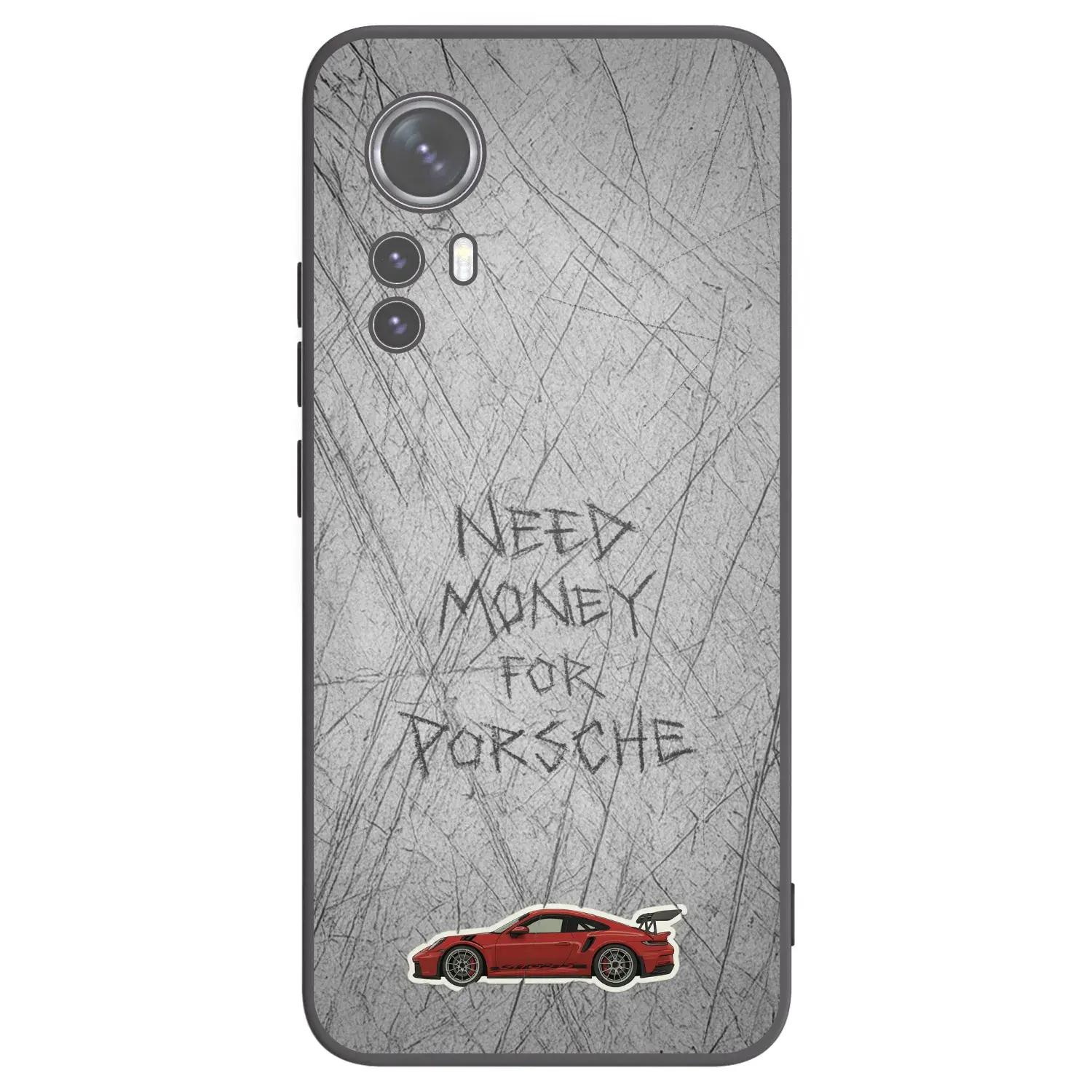 Silikonový černý obal pro Xiaomi 12X - Garage Scratch
