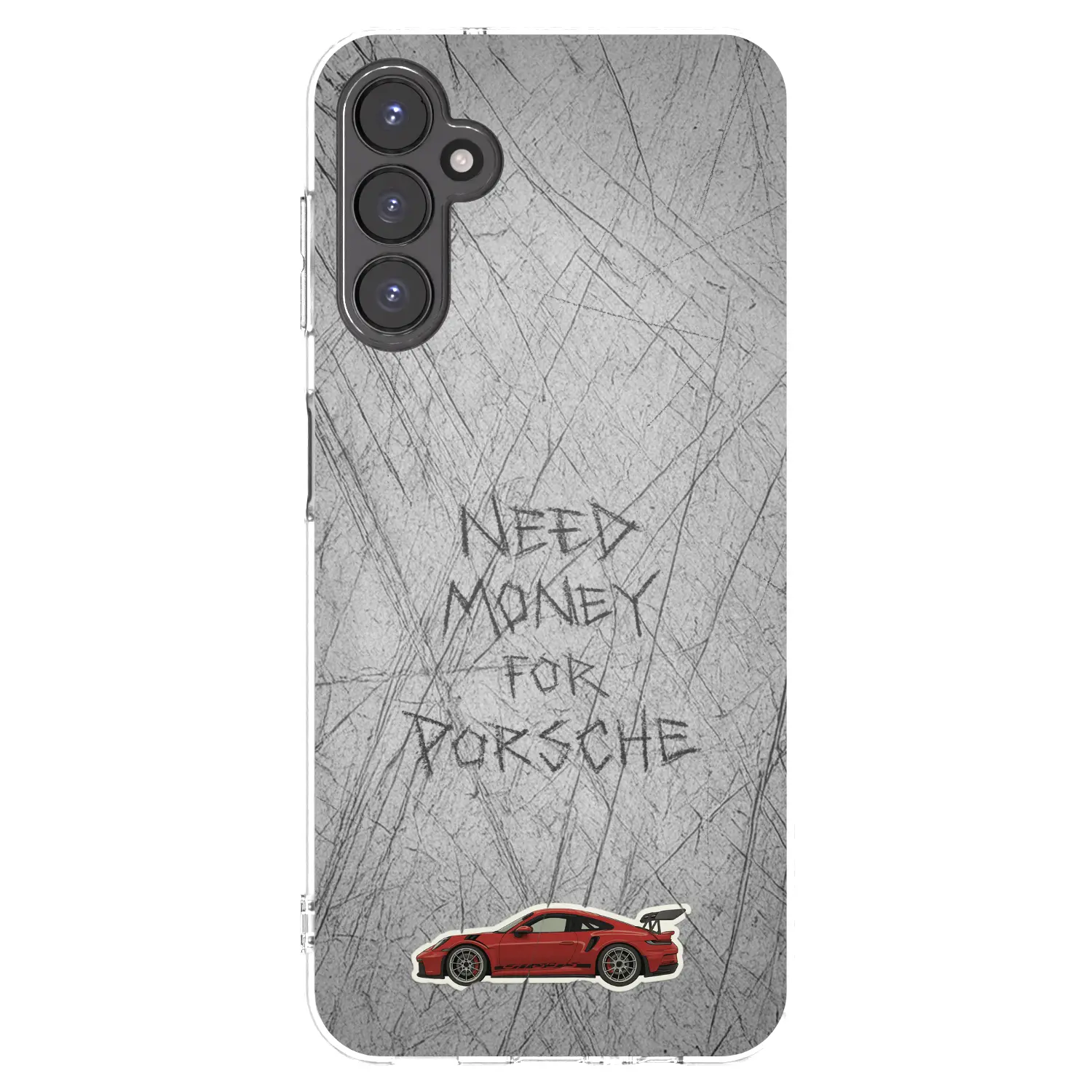 Silikonový průhledný obal pro Samsung Galaxy A14 5G A146P - Garage Scratch