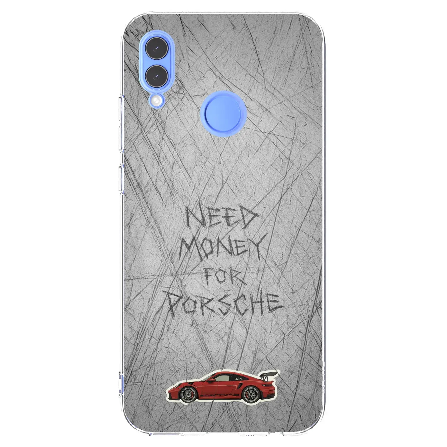 Silikonový průhledný obal pro Honor 10 Lite - Garage Scratch