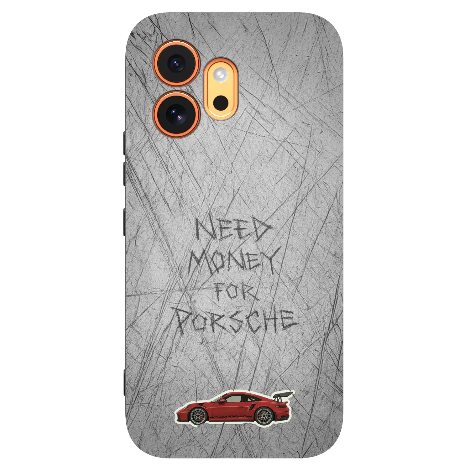Silikonový černý obal pro Honor 600 - Garage Scratch