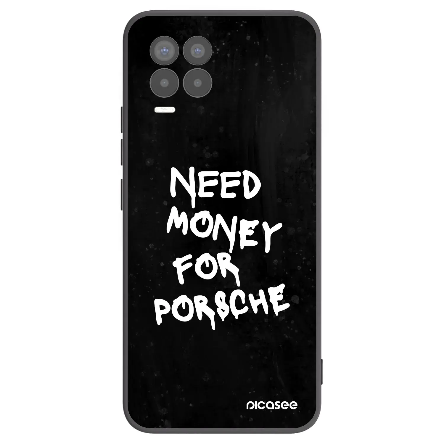 Silikonový černý obal pro Realme 8 Pro - Black Dollar