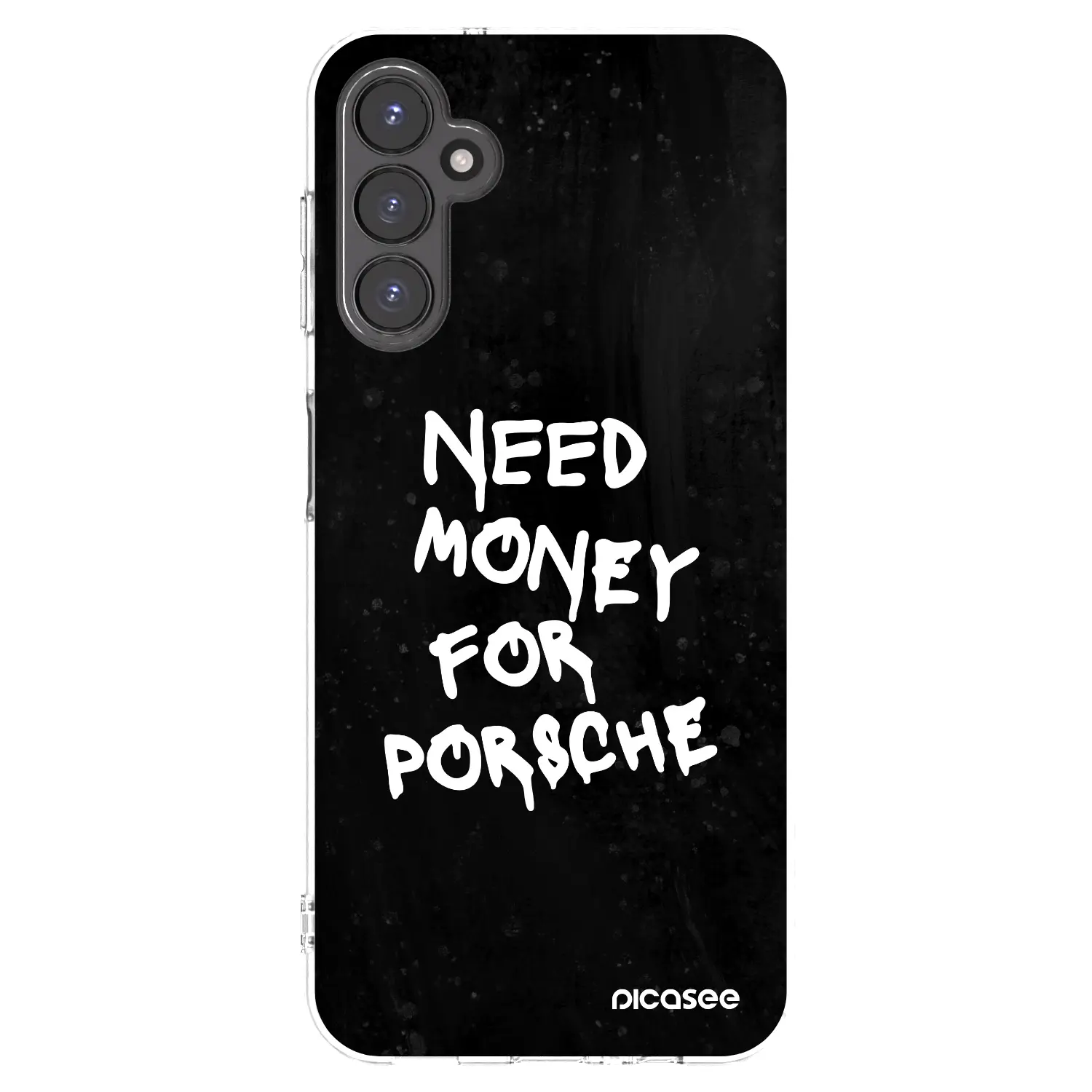 Silikonový průhledný obal pro Samsung Galaxy A14 5G A146P - Black Dollar