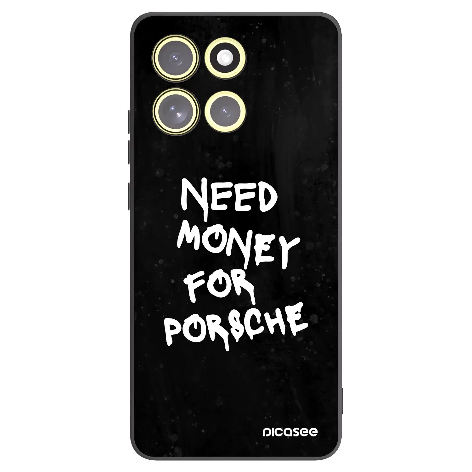 Silikonový černý obal pro Motorola Moto G86 Power 5G - Black Dollar