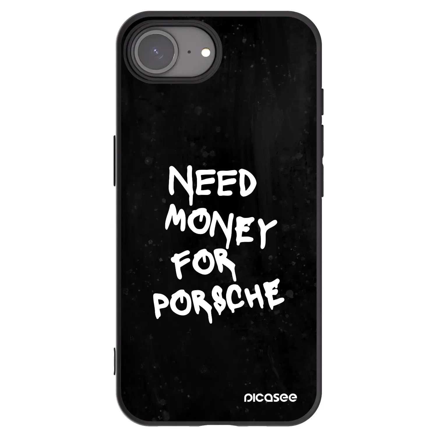 Silikonový černý obal pro Apple iPhone 17e - Black Dollar
