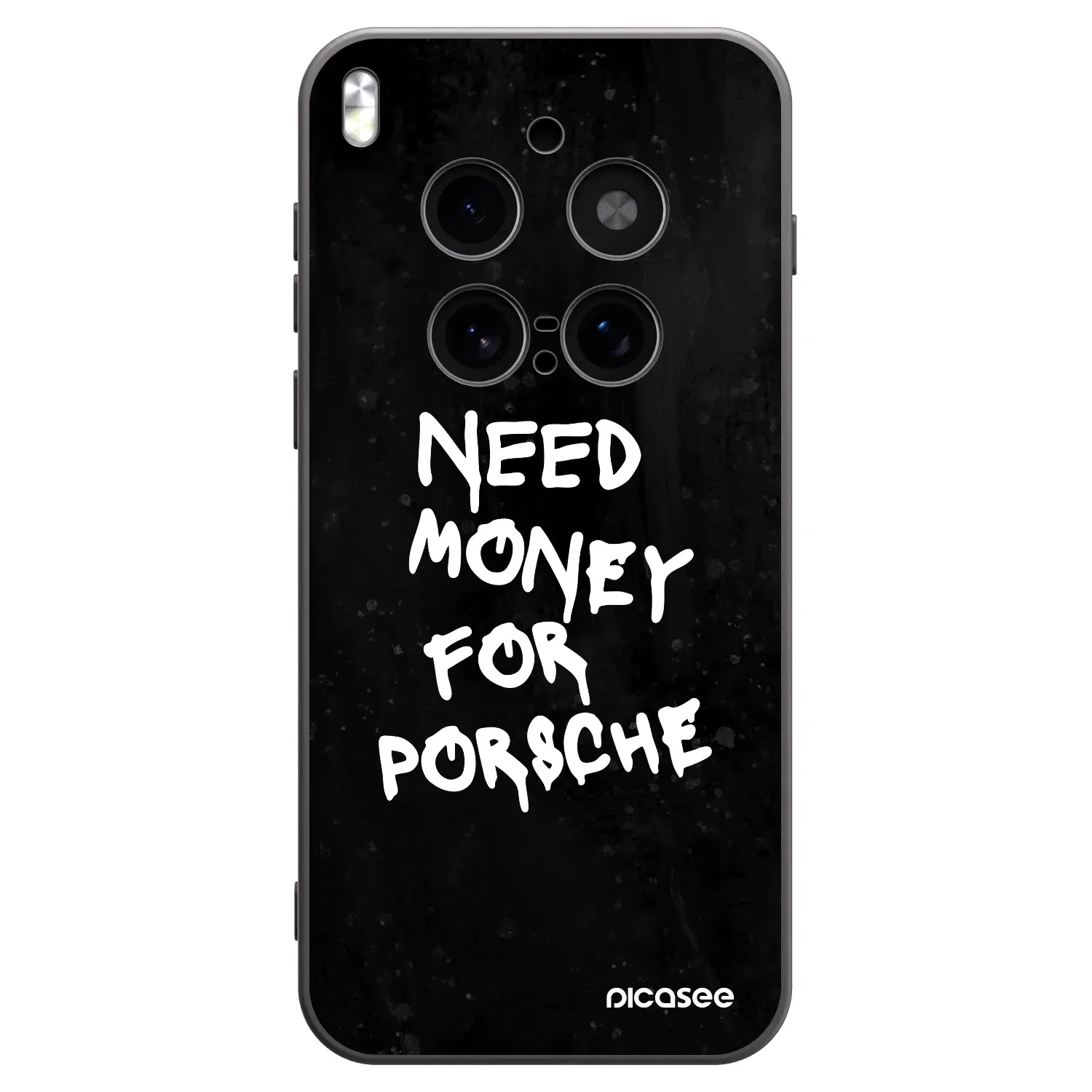 Silikonový černý obal pro Vivo X300 Pro - Black Dollar