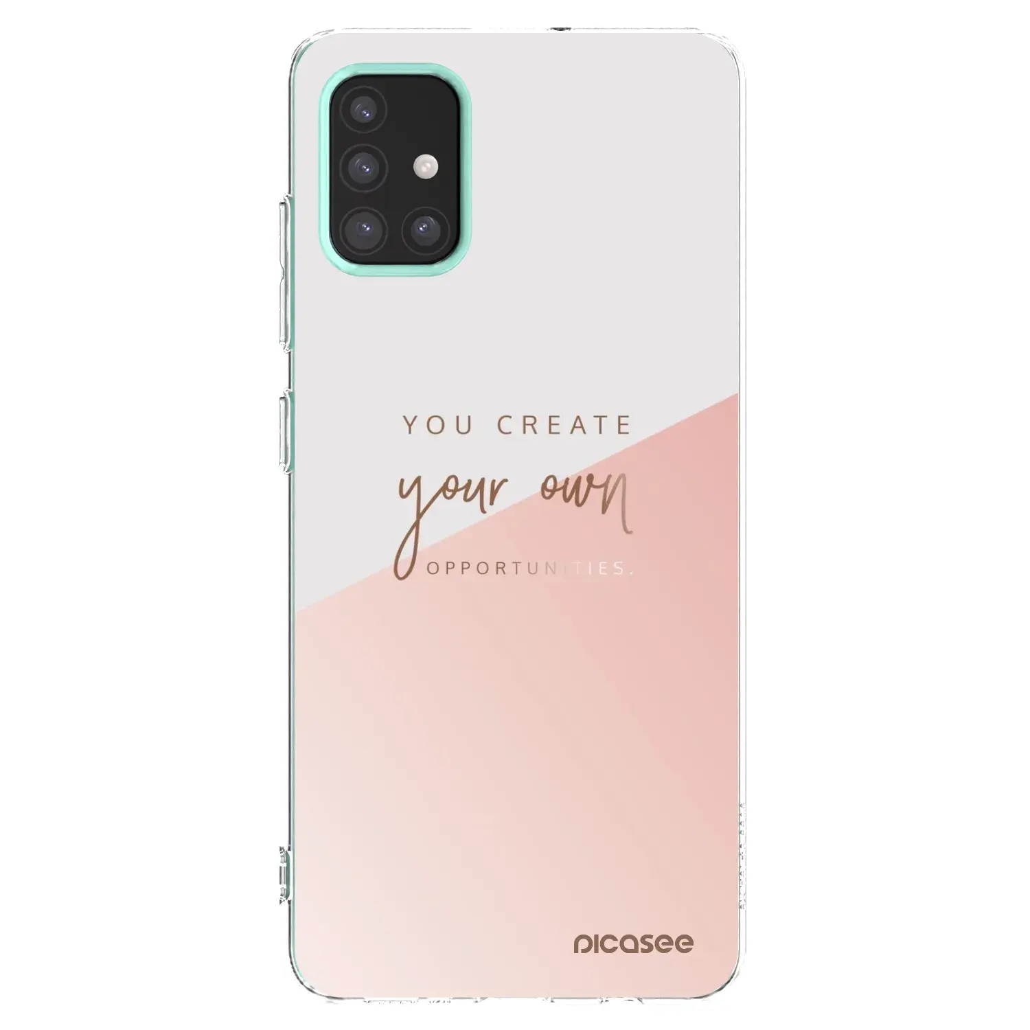 Silikonový průhledný obal pro Samsung Galaxy M31s - You create your own opportunities