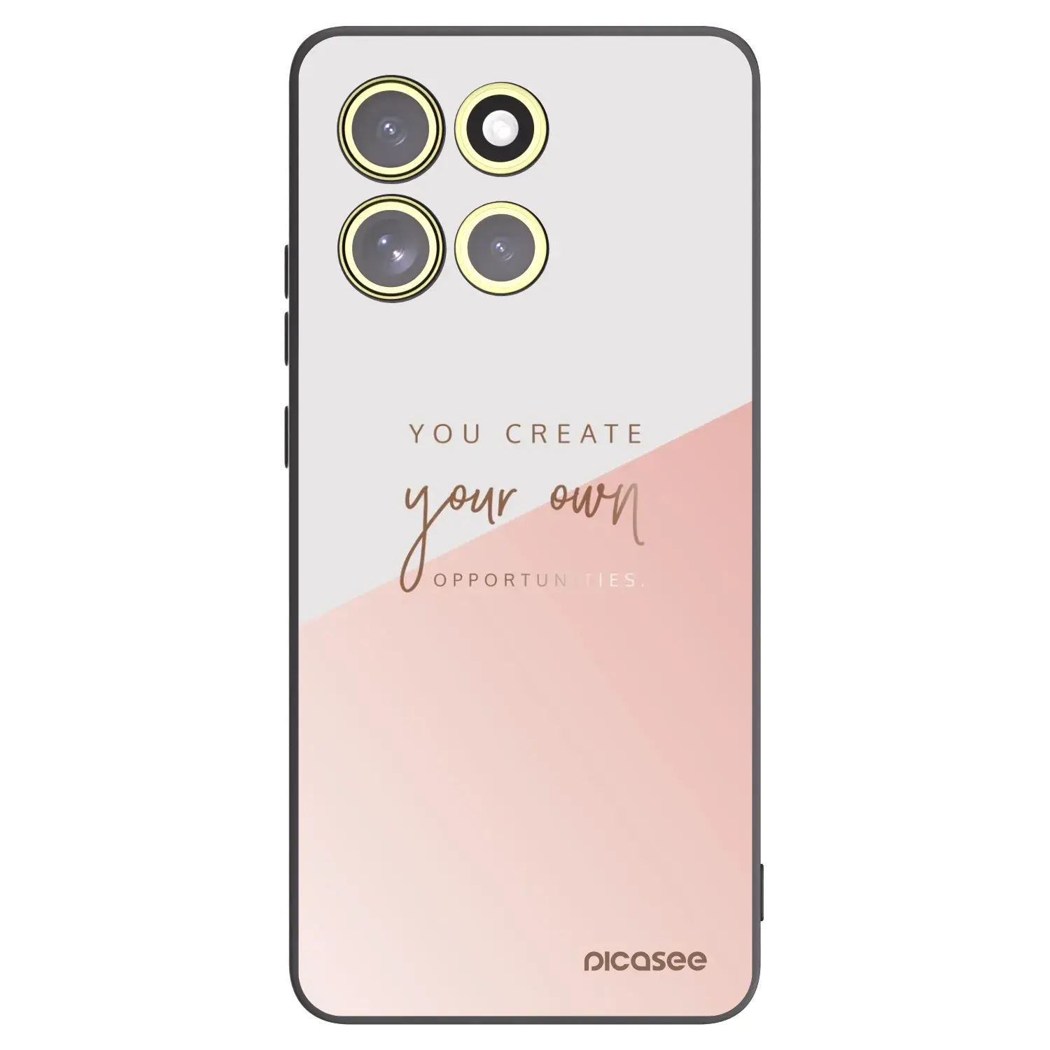 Silikonový černý obal pro Motorola Moto G86 Power 5G - You create your own opportunities
