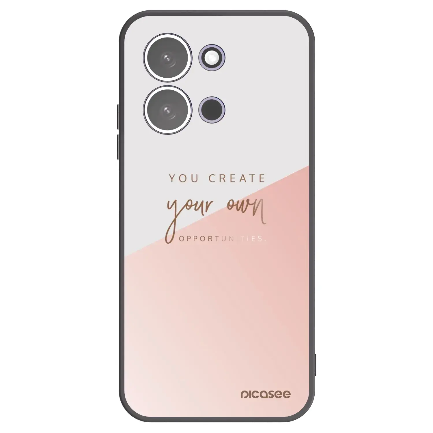 Silikonový černý obal pro Xiaomi Redmi 15C 5G - You create your own opportunities