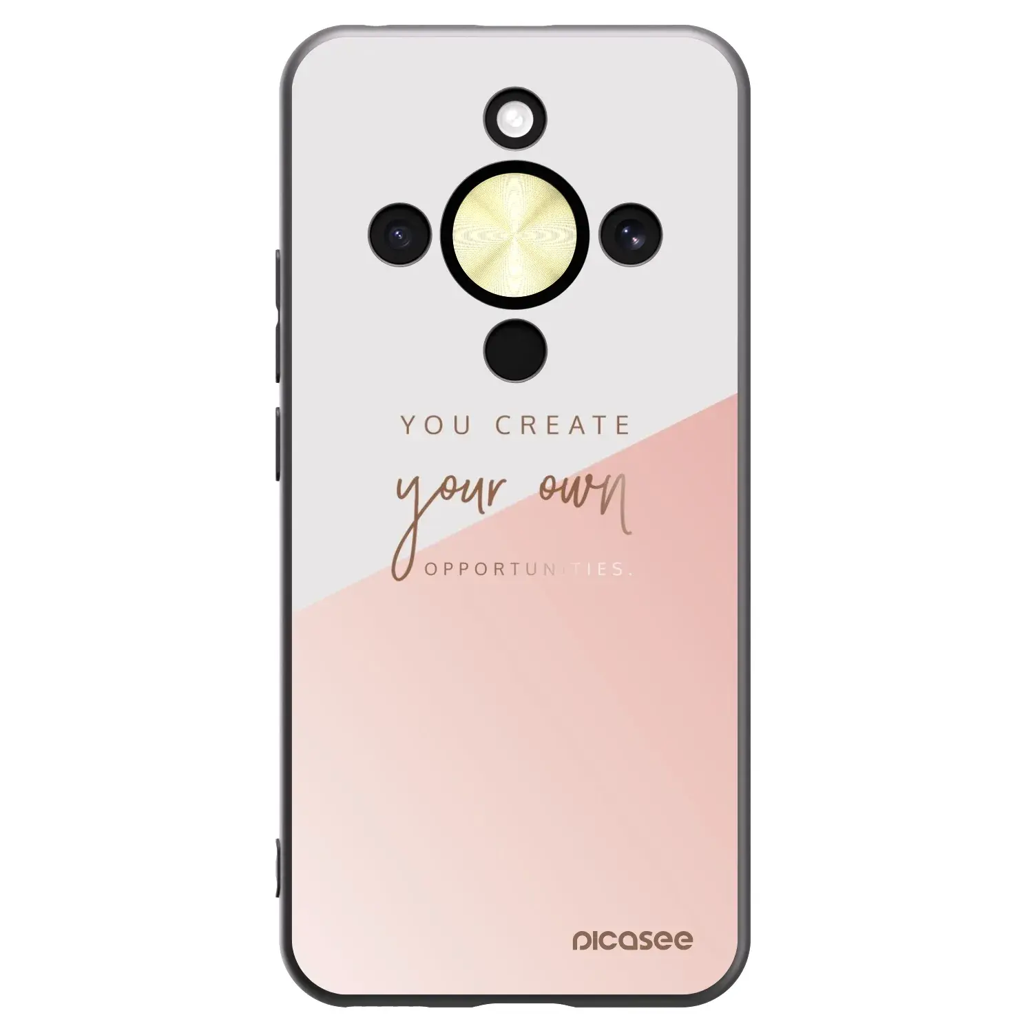 Silikonový černý obal pro Honor Magic8 Lite 5G - You create your own opportunities