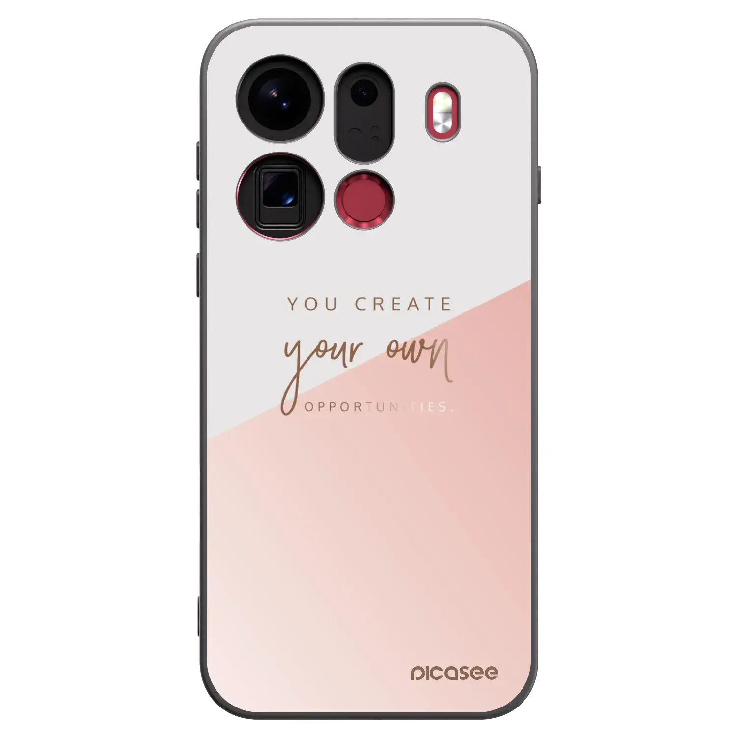 Silikonový černý obal pro OPPO Find X9 Pro - You create your own opportunities