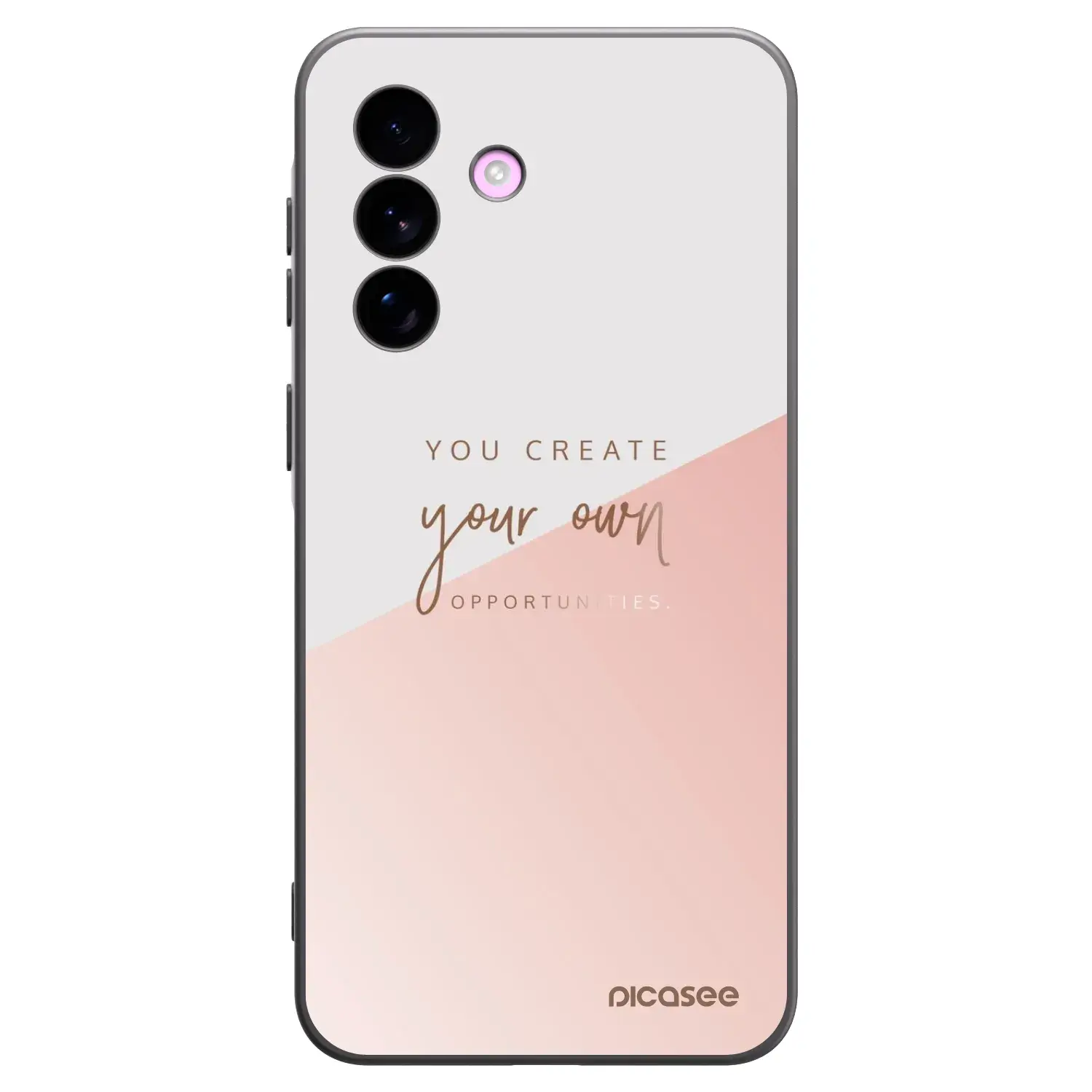Silikonový černý obal pro Samsung Galaxy A57 5G - You create your own opportunities