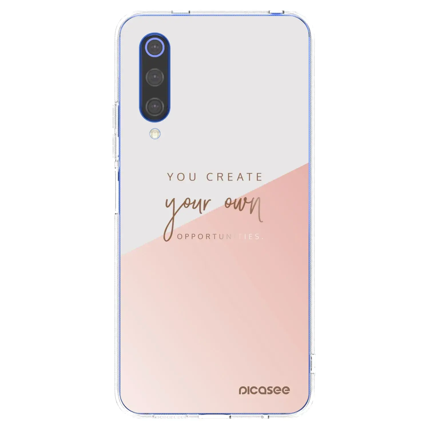 Silikonový průhledný obal pro Xiaomi Mi 9 SE - You create your own opportunities
