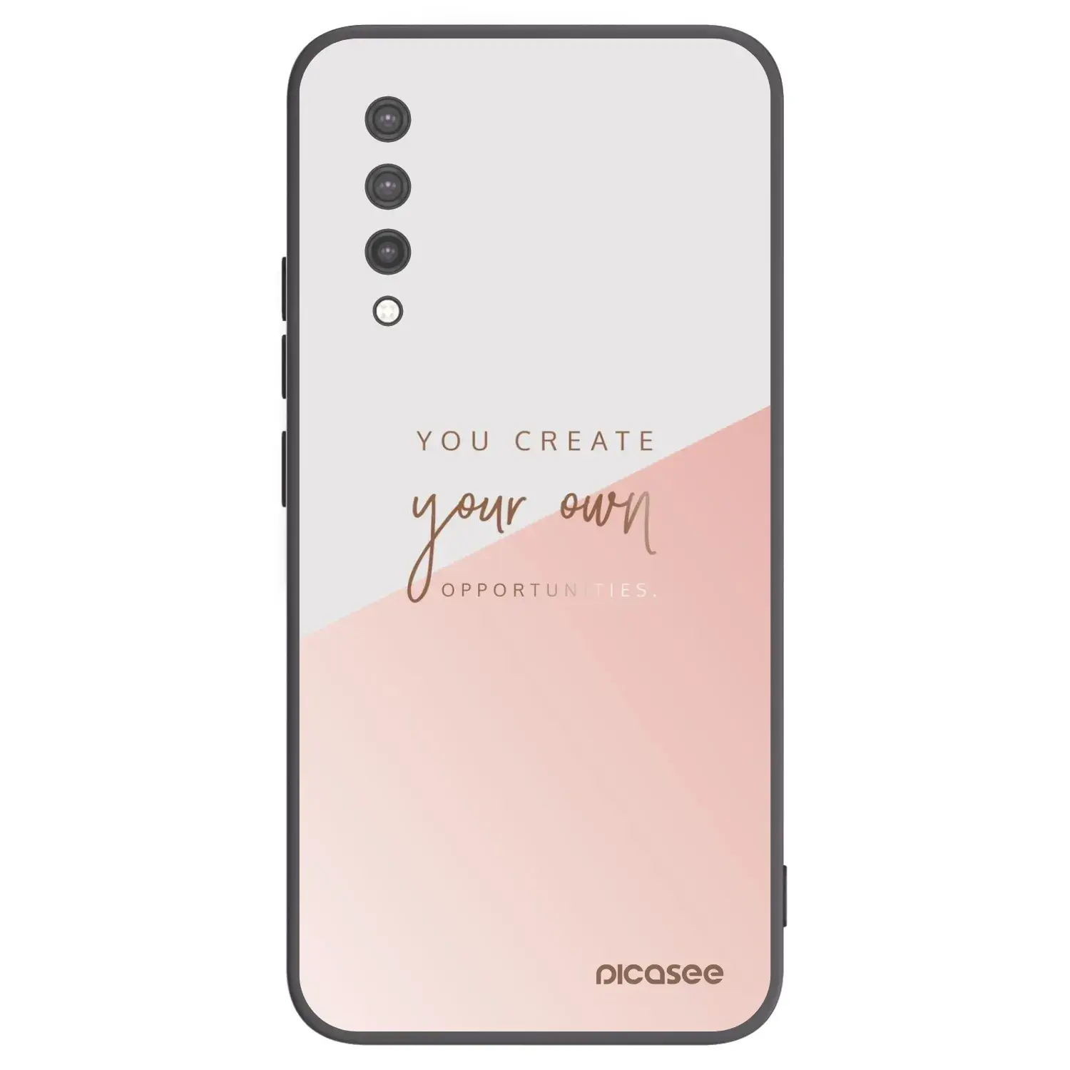 Silikonový černý obal pro Xiaomi Mi 9 Lite - You create your own opportunities